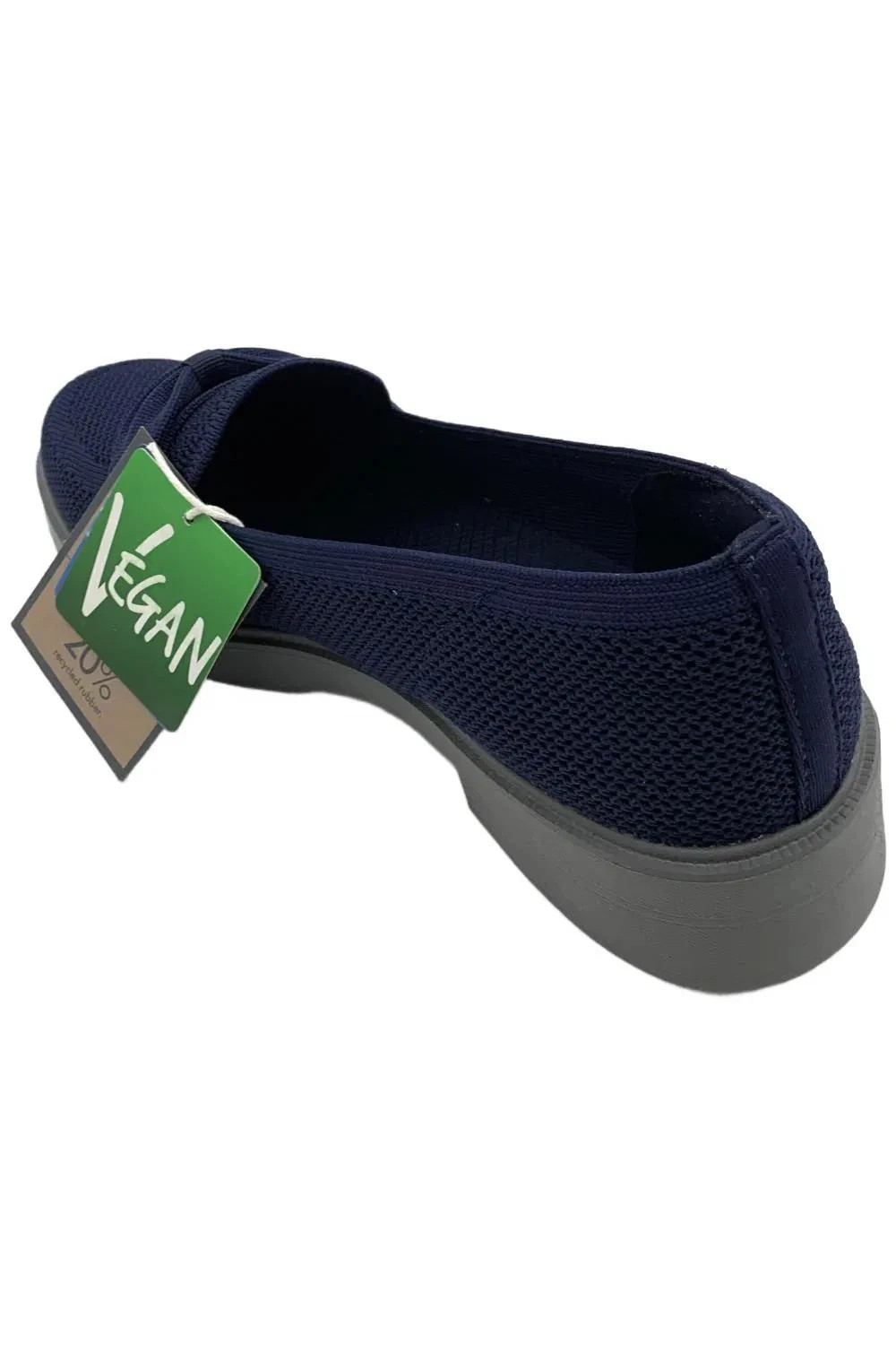Skechers Cleo Recycled Washable Vegan Knit Loafers – Taylor-Navy-8M A658981 NEW