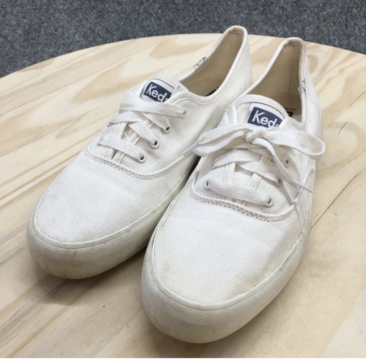 Keds Shoes Womens 8 Champion GN Casual Sneakers White Canvas Lace Up WF67733