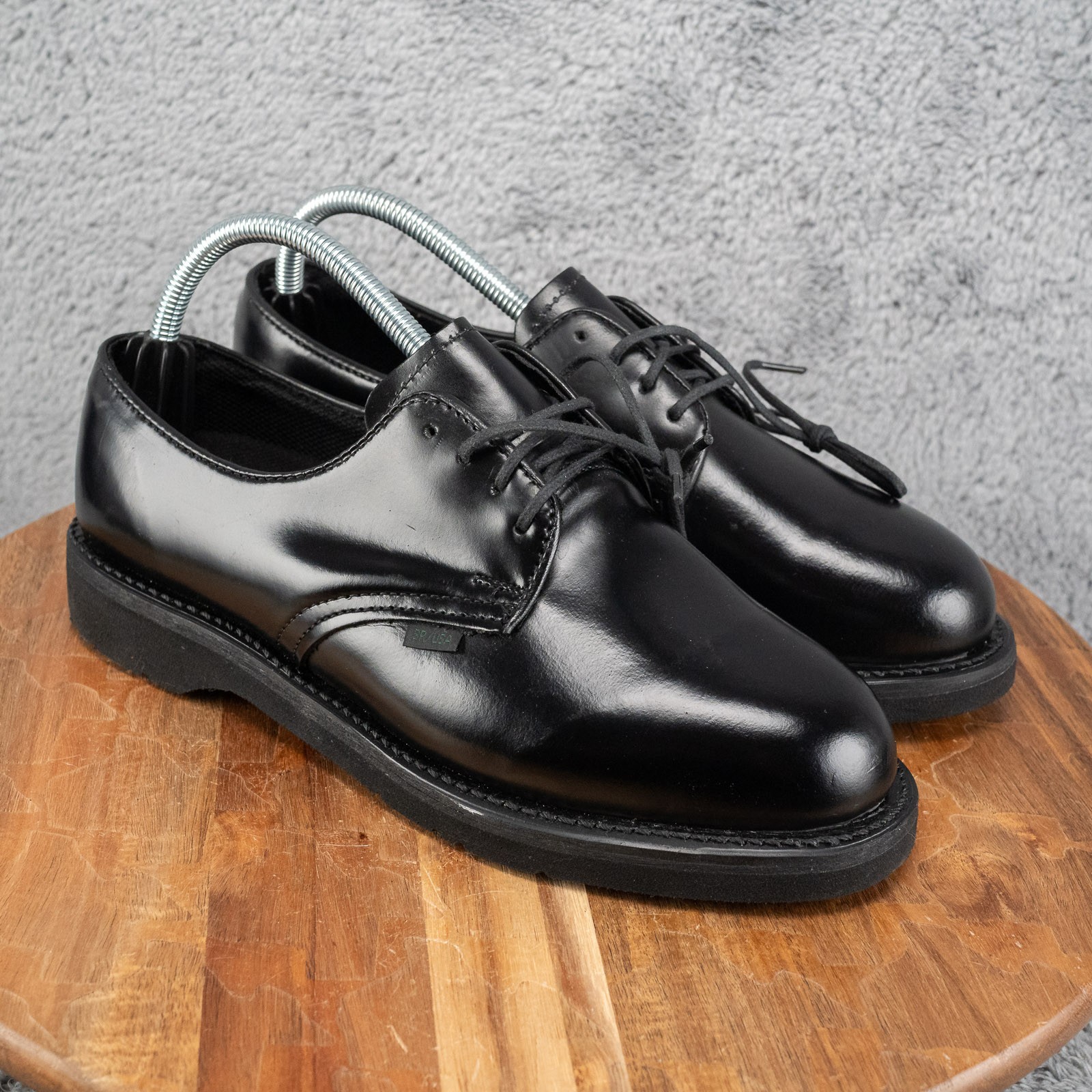 Thorogood Shoe Womens Lady Oxford 534-6047 Black Genuine Leather Lace Up Sz 10 W