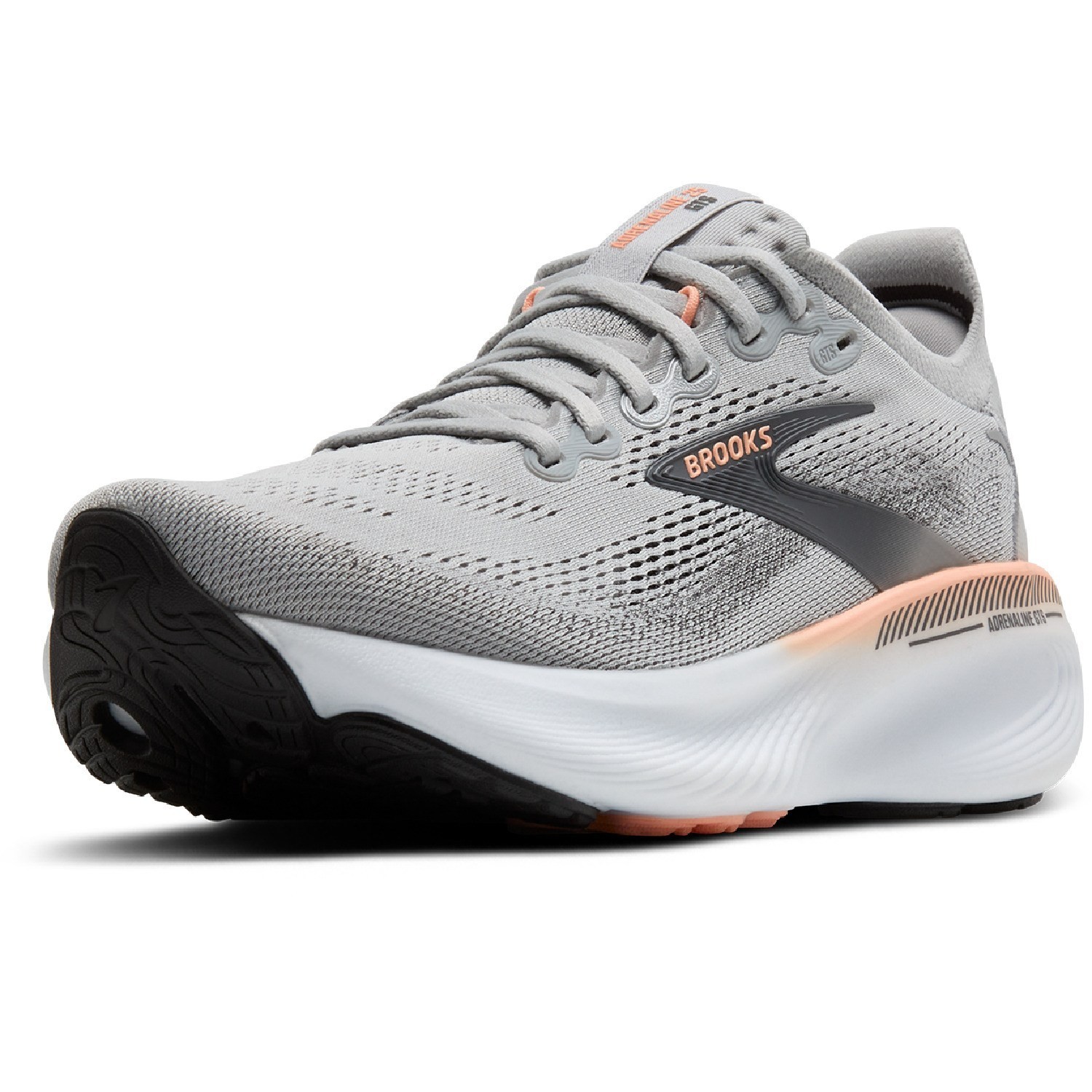 Brooks Adrenaline GTS 25 Road-Running Shoes – Women’s, Color: Grey/Blackened Pea