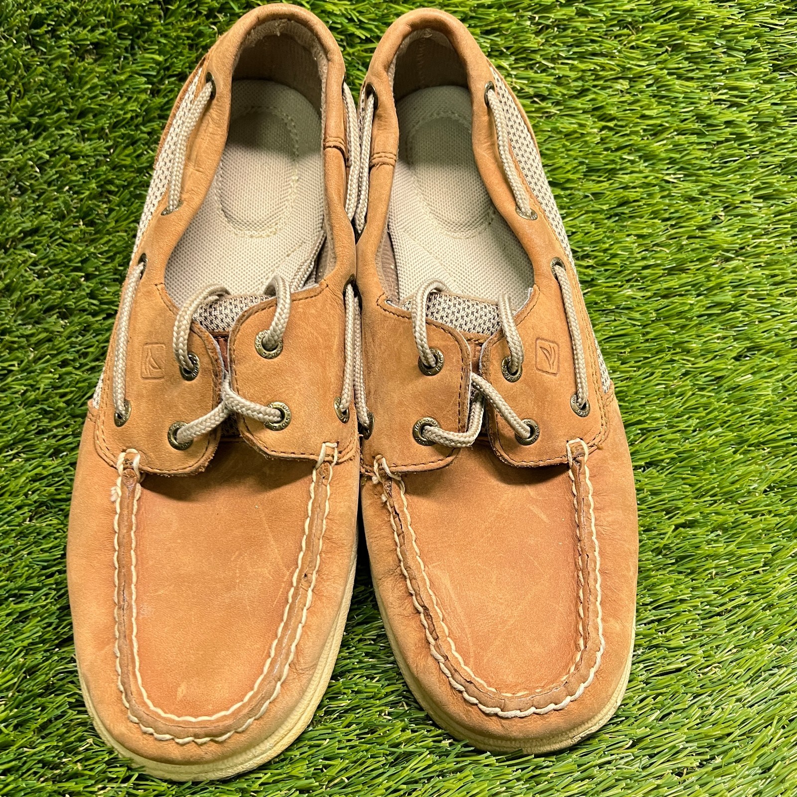 Sperry Top-Sider Intrepid 2-Eye Womens Size 8 Brown Casual Leather Boat Shoes