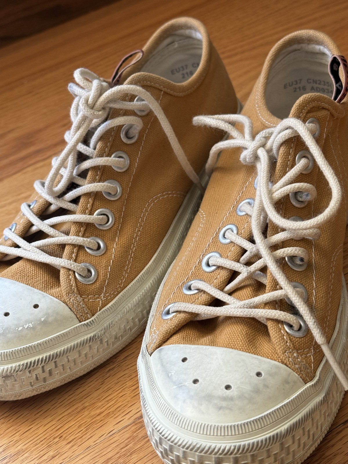 vintage shoes, acne studios cloth trainers, Unisex, EU 37, US Women 7, Men 5.5