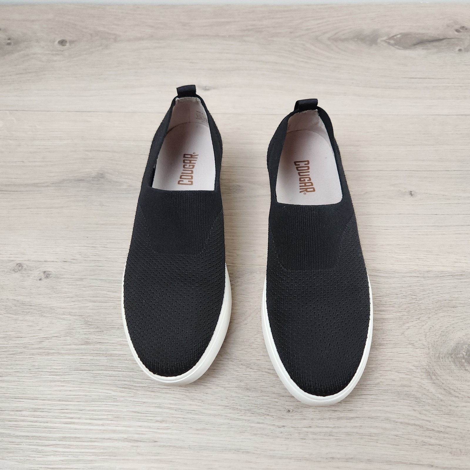 Cougar Hula Shoes Womens 6.5 Black Slip On All Day Comfort