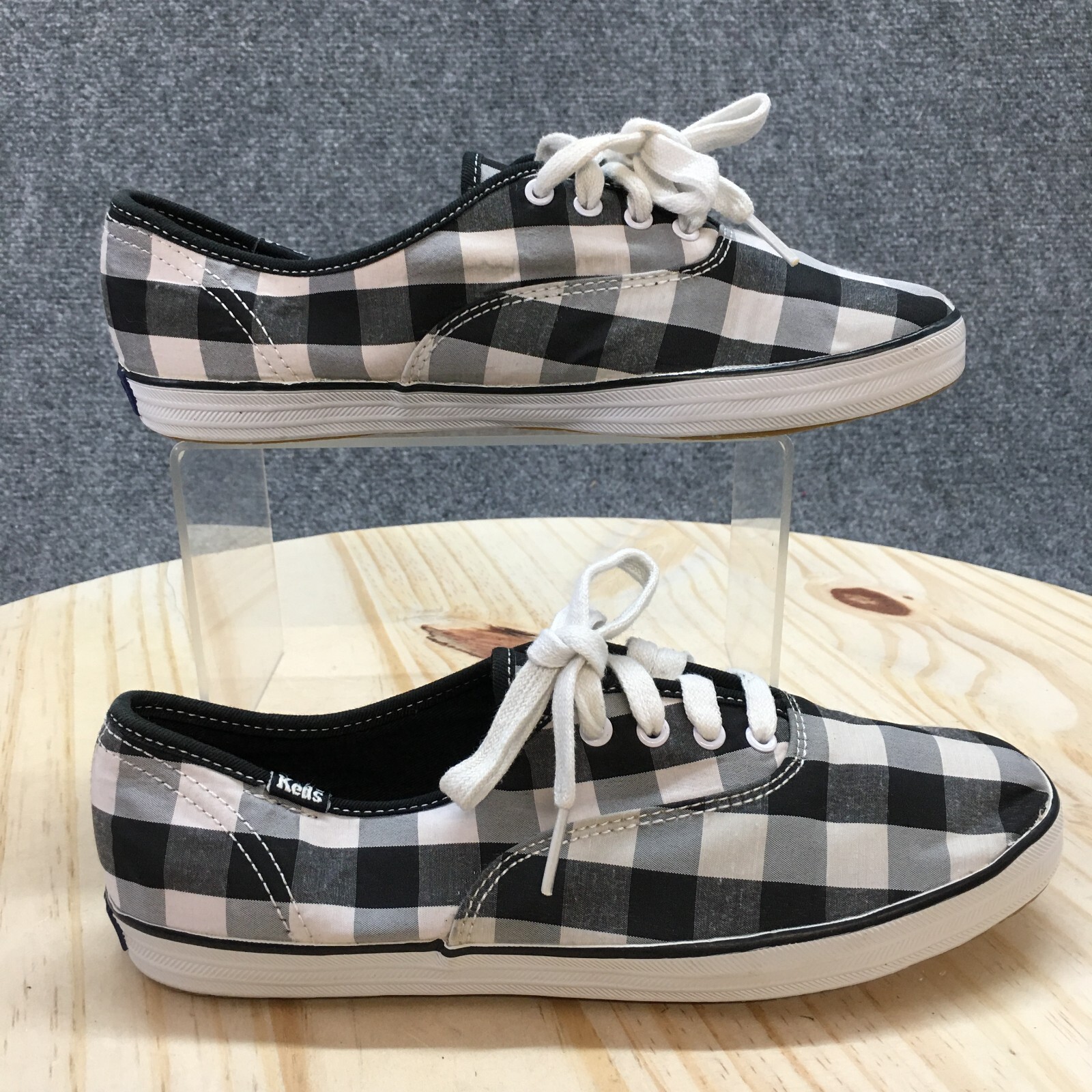 Keds Shoes Womens 6.5 Champion Checkerboard Plaid Sneakers Multicolor WF42148M