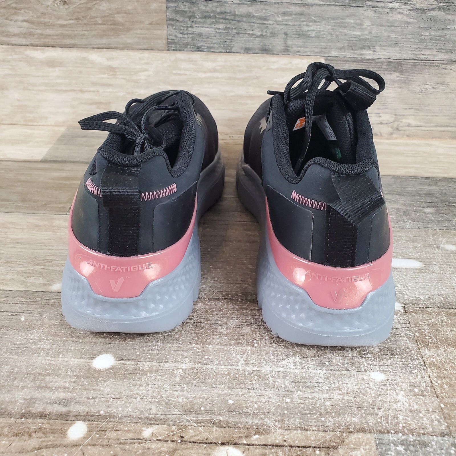 Timberland Pro Setra Womens Work Shoes Sz 5.5 W Composite Toe Black Rose Sneaker