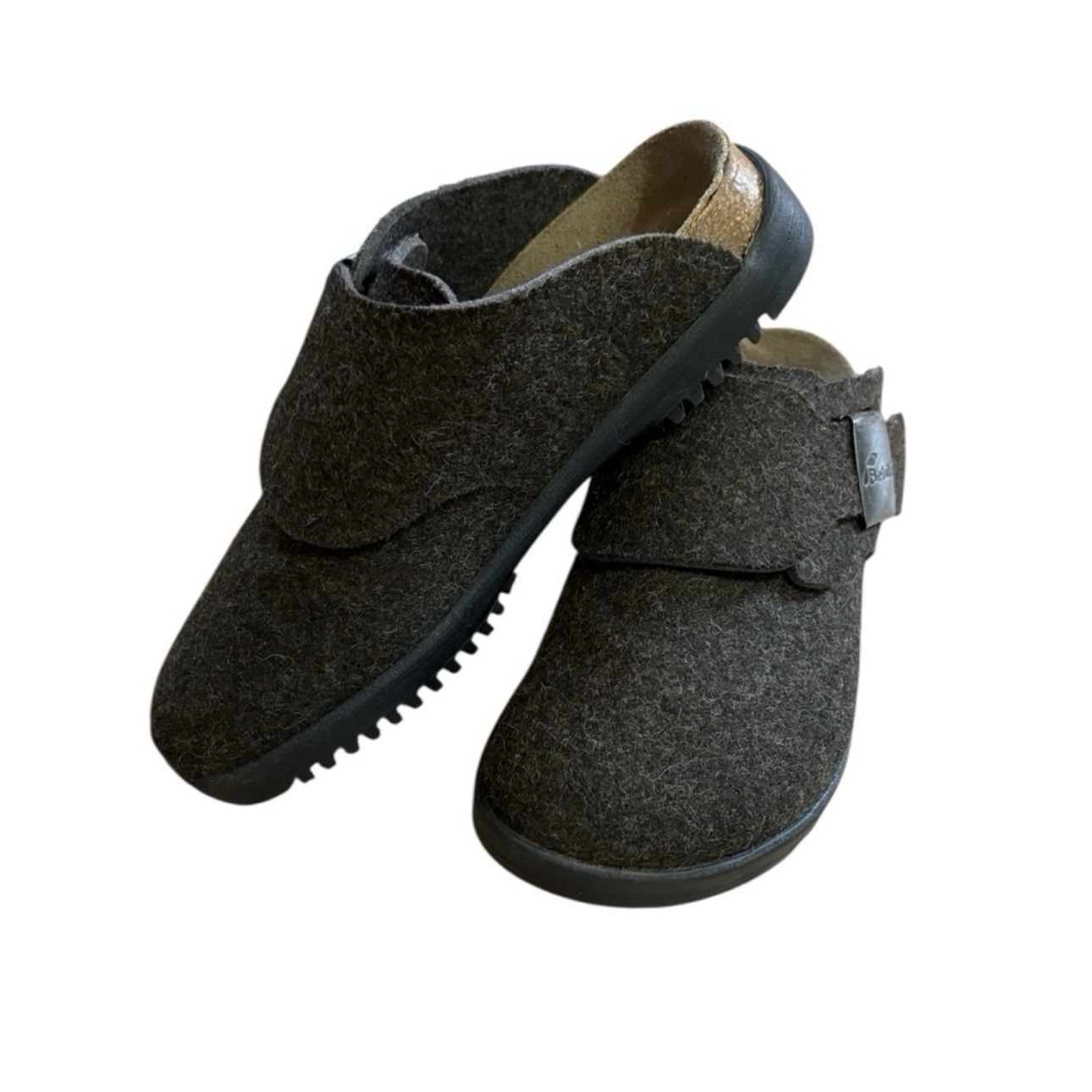 Birkenstock Boston Betula brown wool felt clogs Women’s Size 8