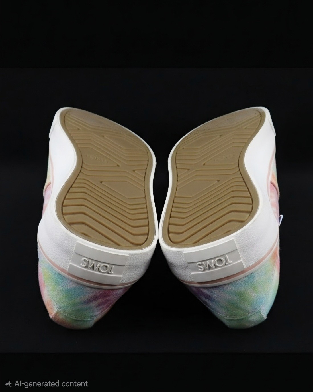 Toms Shoes Alphargata Fenix Tie-Dyed Womens Size 11 Slip On Sneakers
