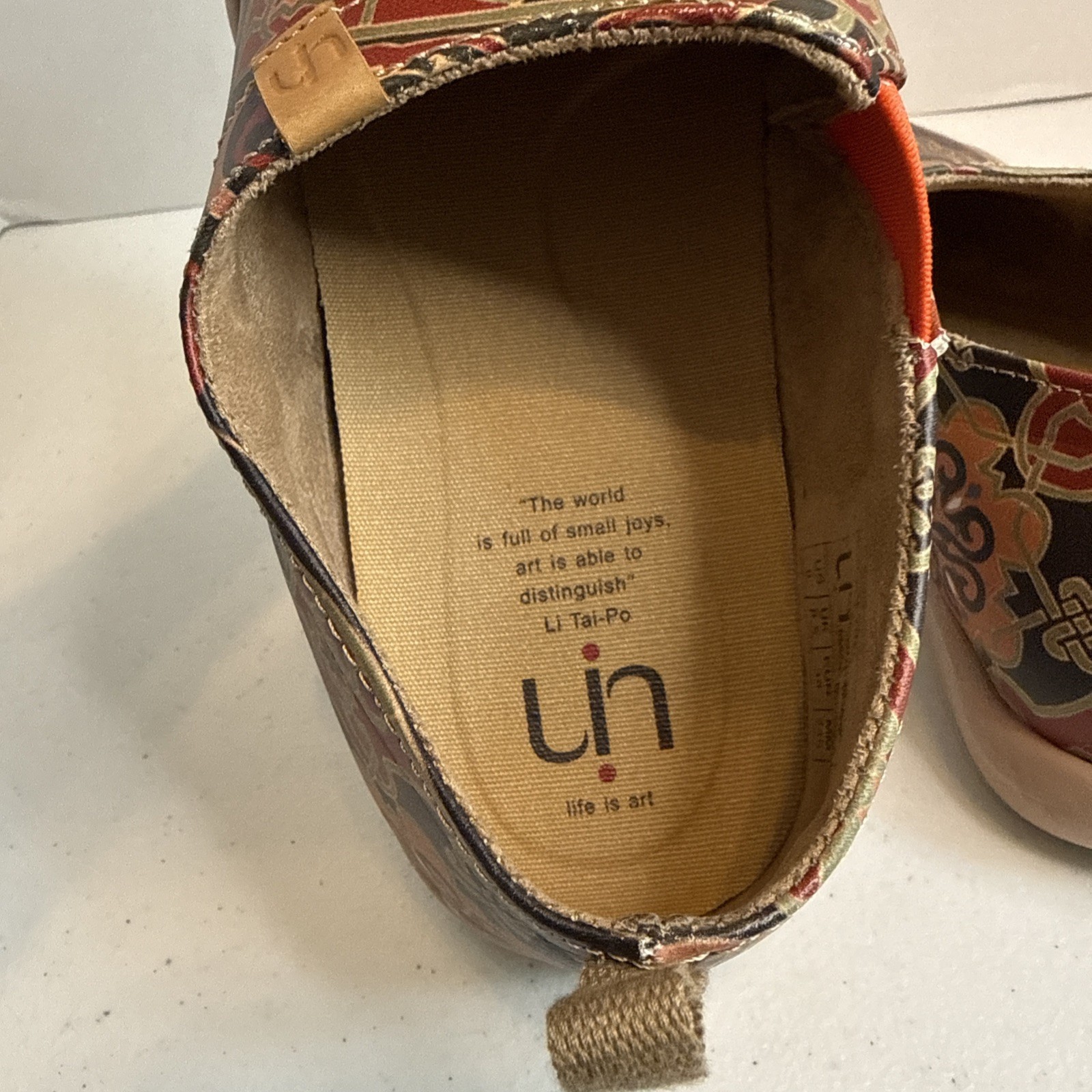 Uin Women Shoes Slip On Loafers Size 8 Multi Colored Toledo Style Design Comfort