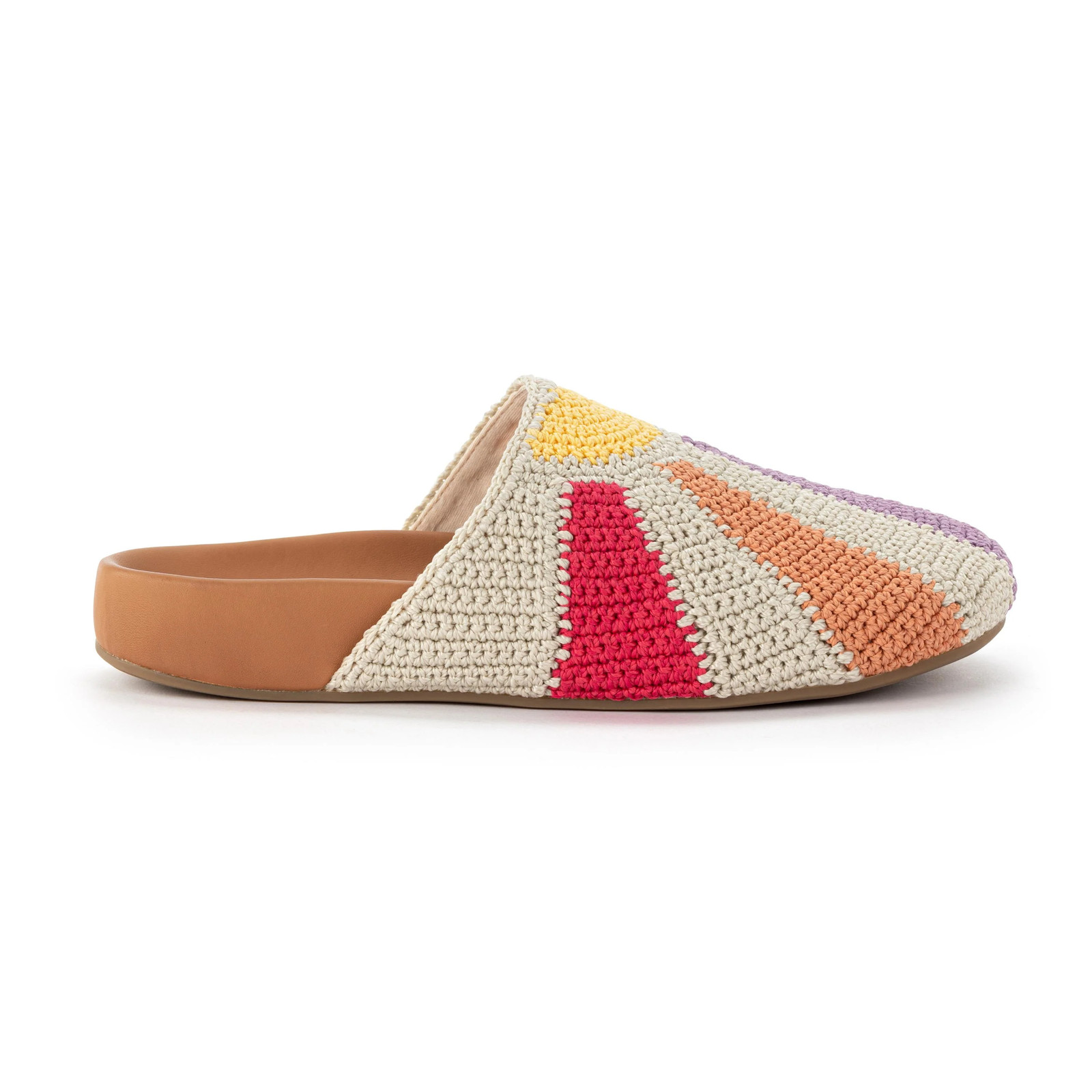 The Sak Bolinas Clog – Hand Crochet – Multi Sunbeam