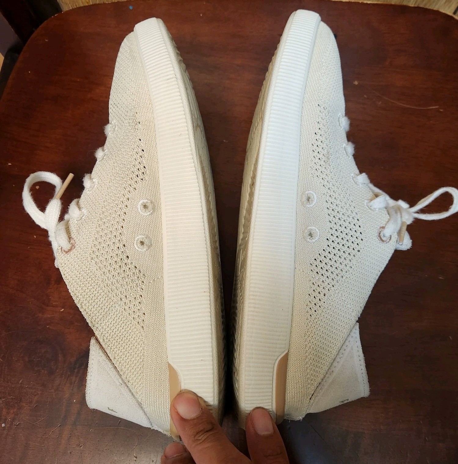 Reef Swellsole Nepture Breathable Mesh Sneakers Womens Size 10 Beige and White