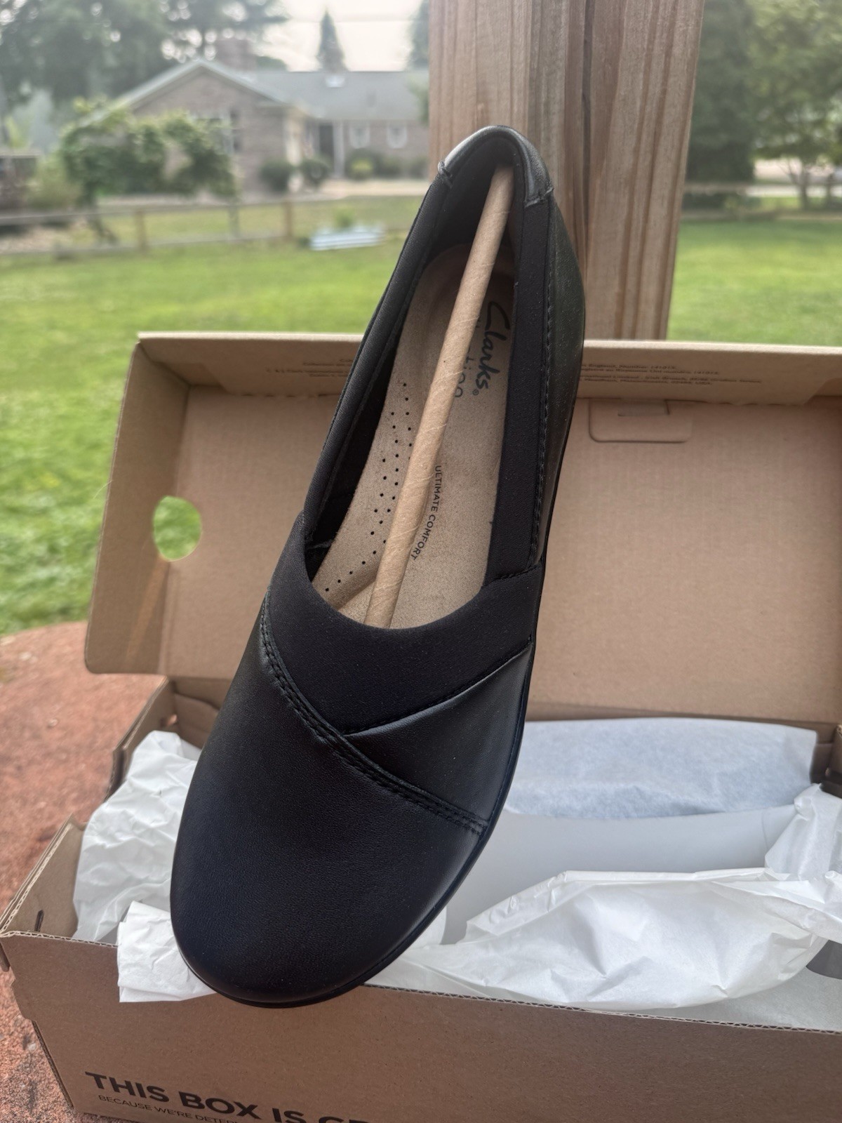 Clark’s Collection Women’s Slip-On Shoes, Size 9, Black