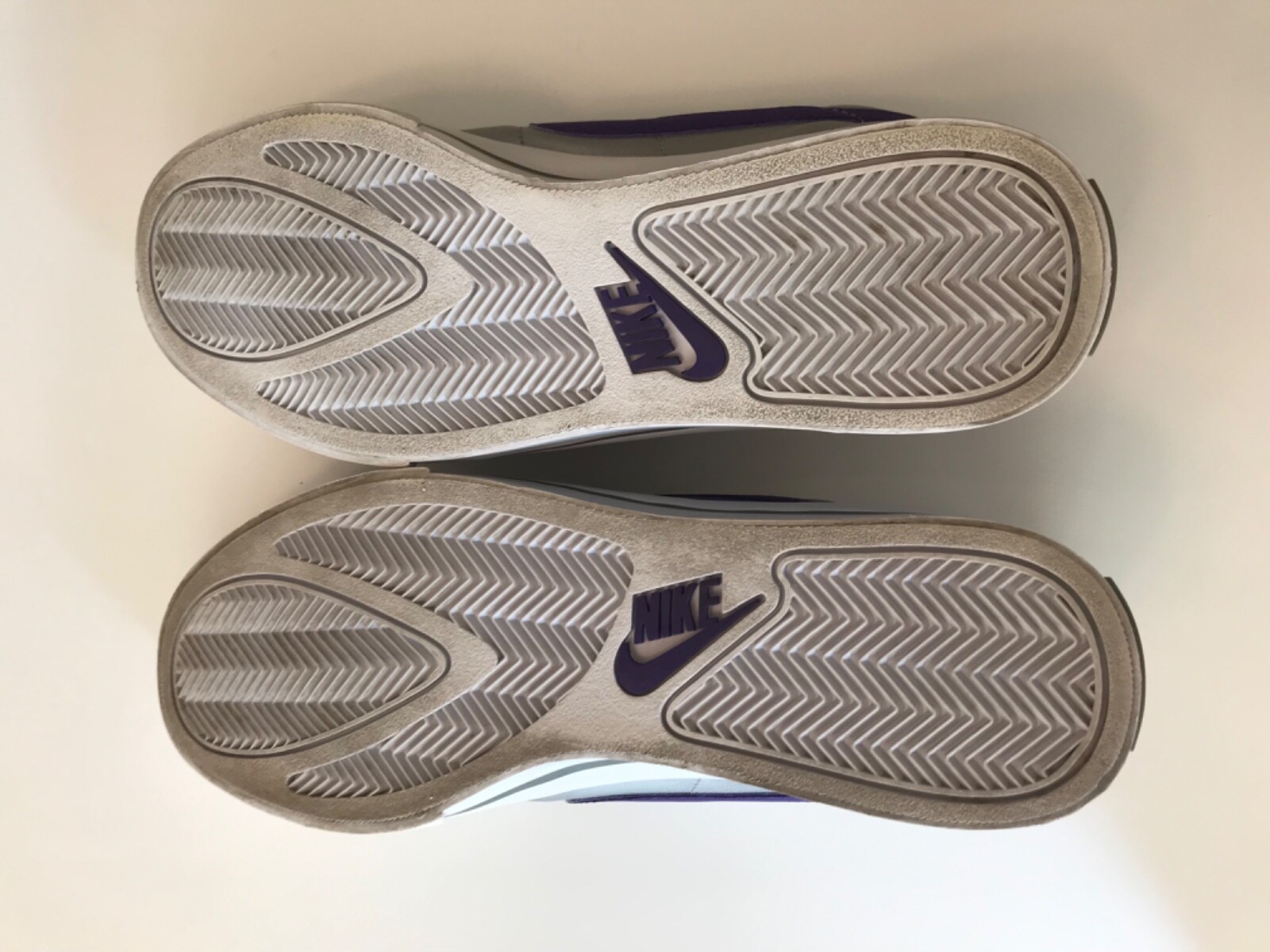 Nike Sweet Classic Low Shoes Sneakers Silver / Purple Women 10 354496-022 Rare