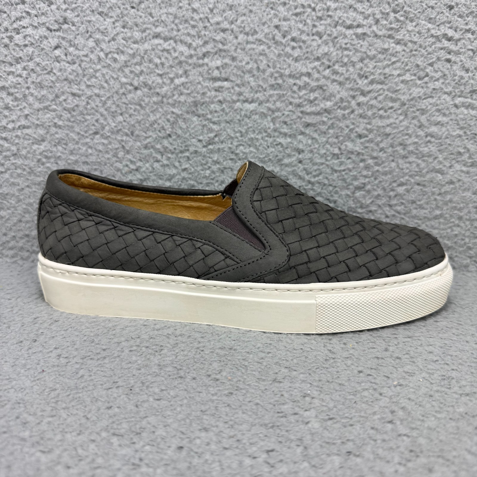 M Gemi Slip On Womens 7.5 / EU 38 Shoes Grey The Cerchio Woven Nubuck Sneakers 2