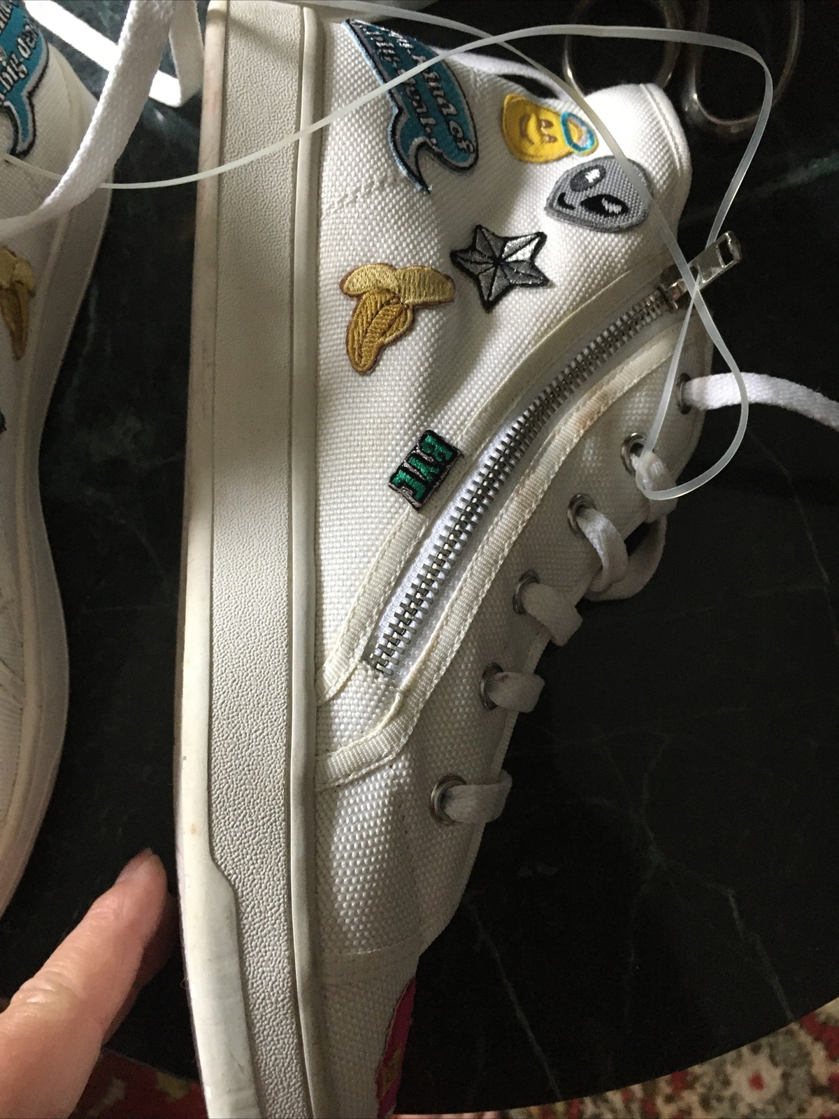 Cobrah Hi Top Emoji Sneakers Size 10
