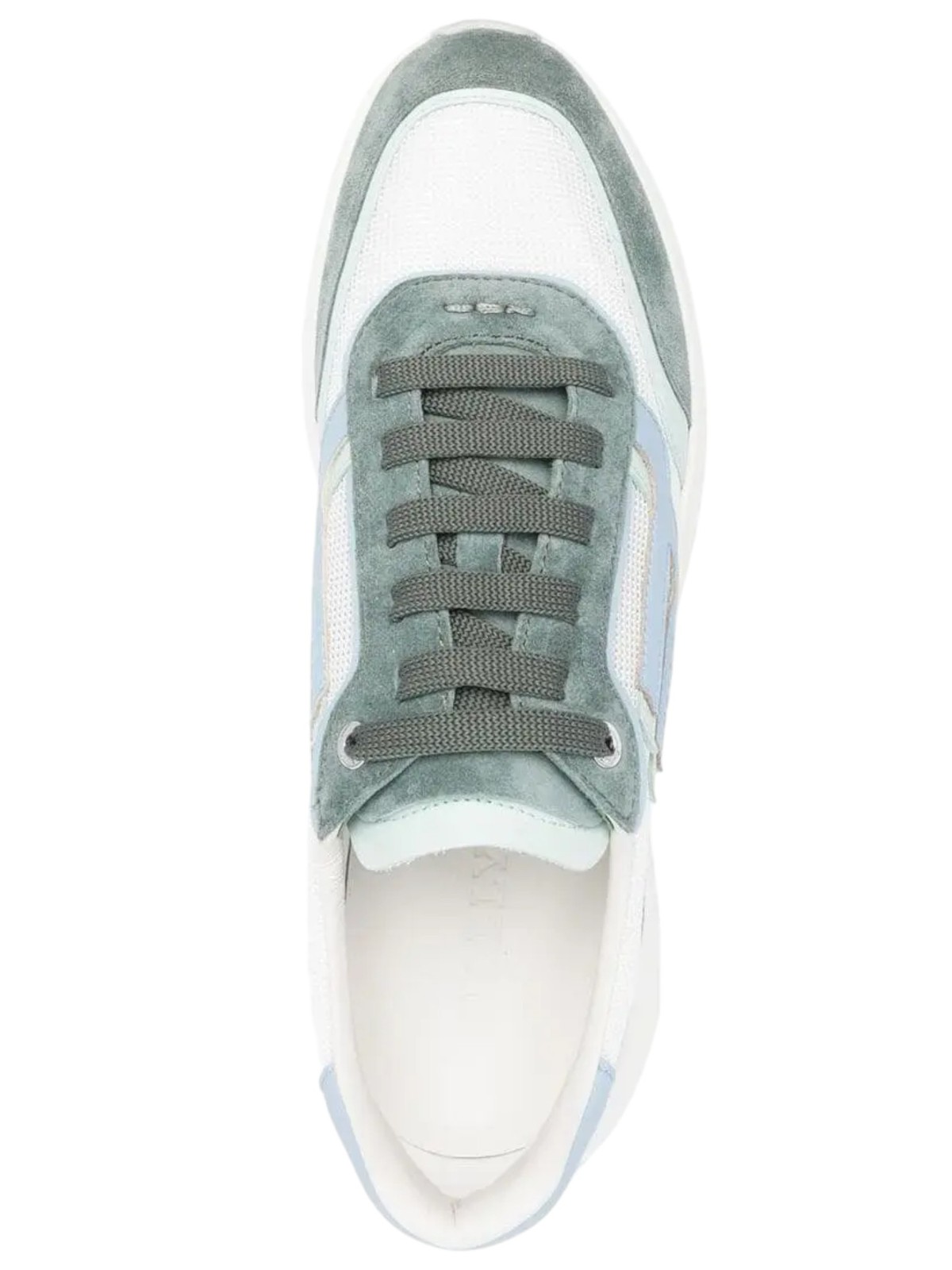 Bally Demmy 6303455 Women’s Sage/Water Leather Sneakers Size 6.5 MSRP $630
