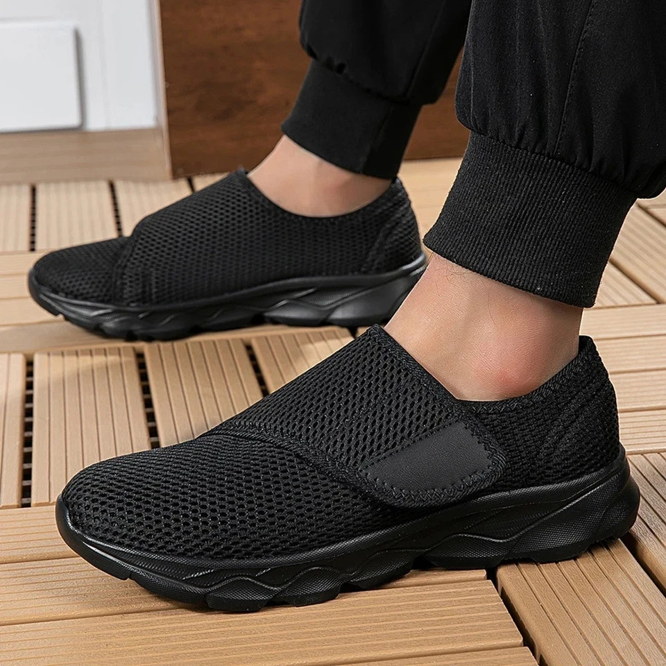 Orthopedic Women Wide Fit Diabetic Shoes Soft Adjustable Walking Comfort Shoes
