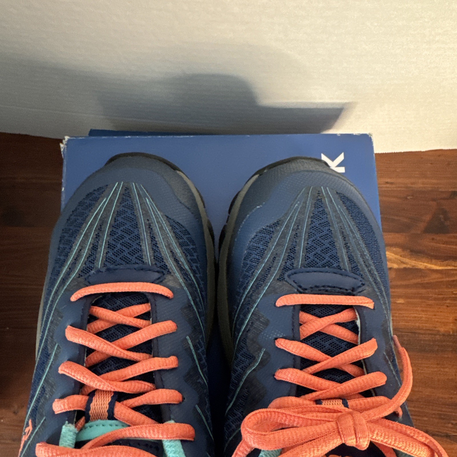 Reebok Composite Safety Toe RB426 W6.5 Exline Athletic Oxford Indigo Coral Shoes