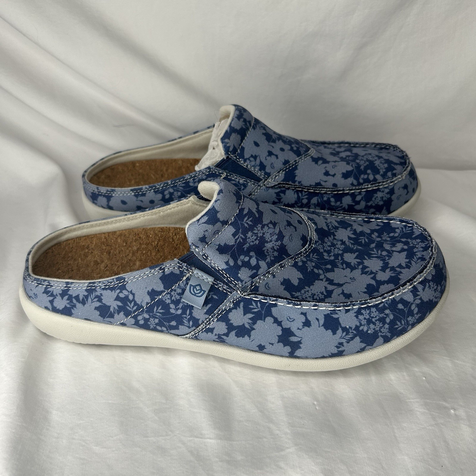 Spenco Siesta Vintage Floral Slip On Mules Women’s Size 11 D