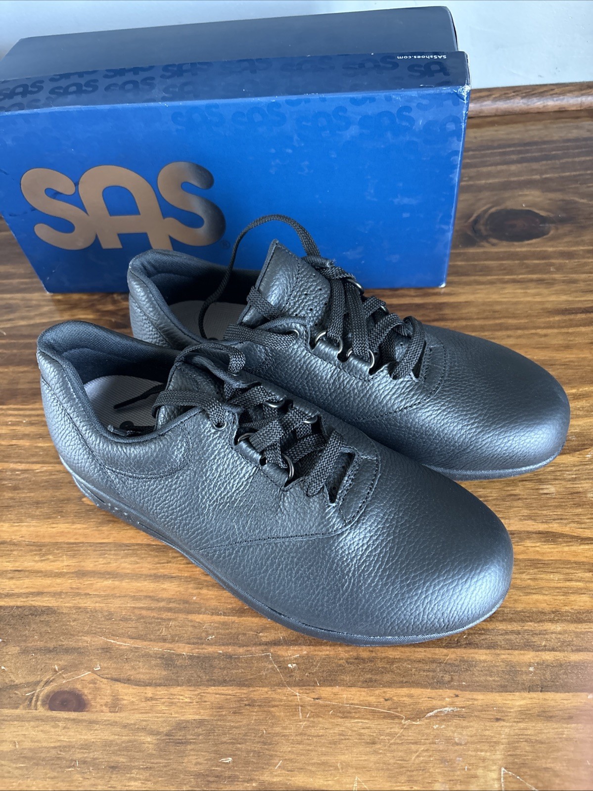 SAS Shoes Women’s Size 8.5 W Slip Resistant Black Liberty USA Made NEW In Box