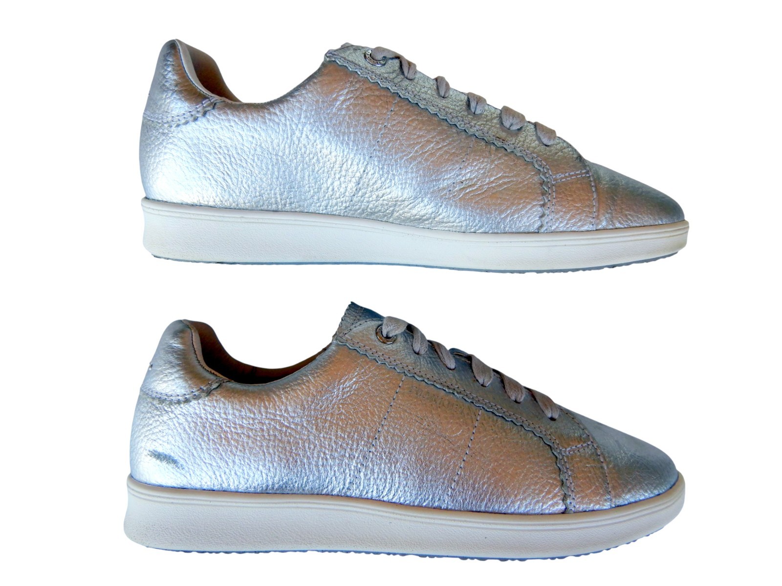 Frankie4 ‘Jackie IV’ Australia Women’s Designer Silver Leather Shoes – US 9