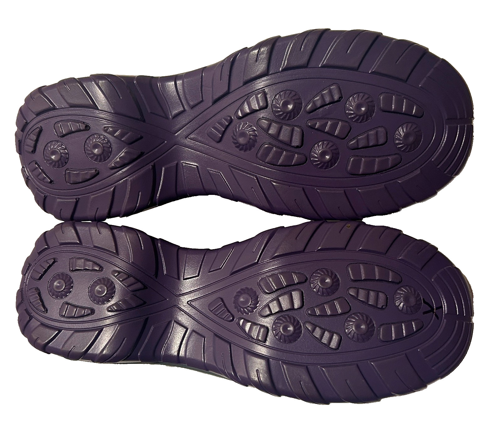 Slow Man Women’s Walking Shoes Sock Sneakers Purple/Black Size 9