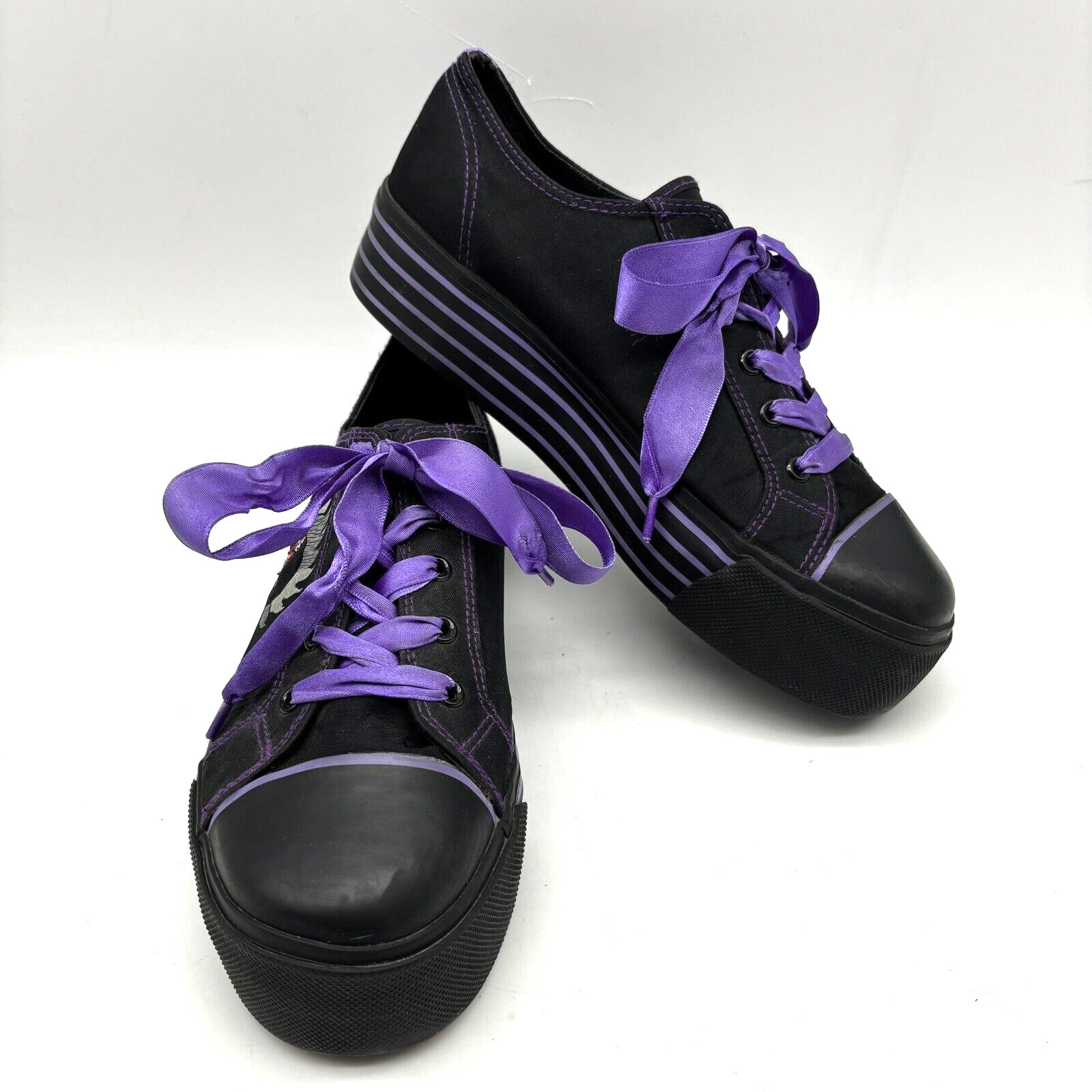 2003 Nightmare Before Christmas 10th Anniversary Black Purple Platform Sneaker 8