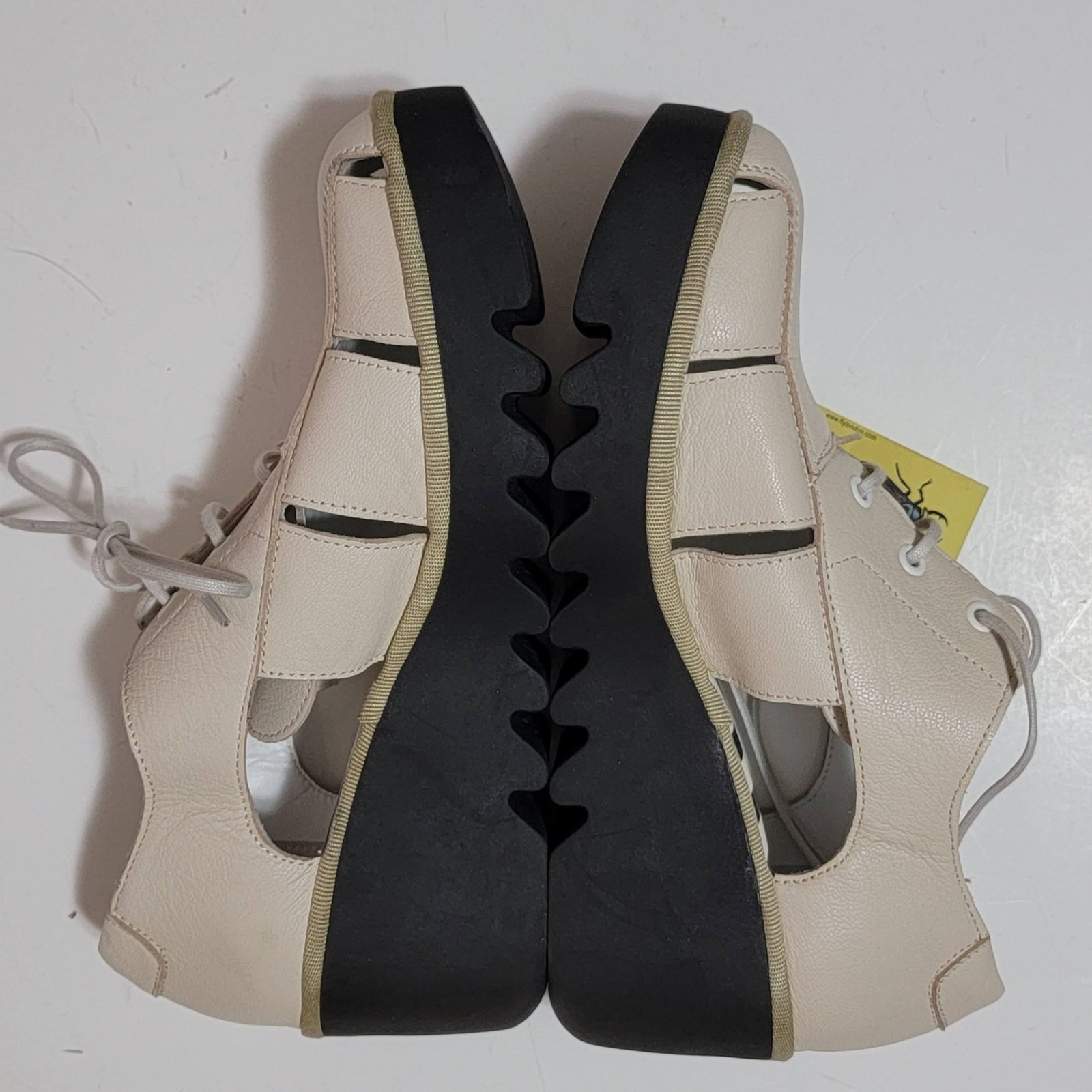 Fly London Bogi466fly Wedge Shoes Retro Vintage Oxford Womens 8 New