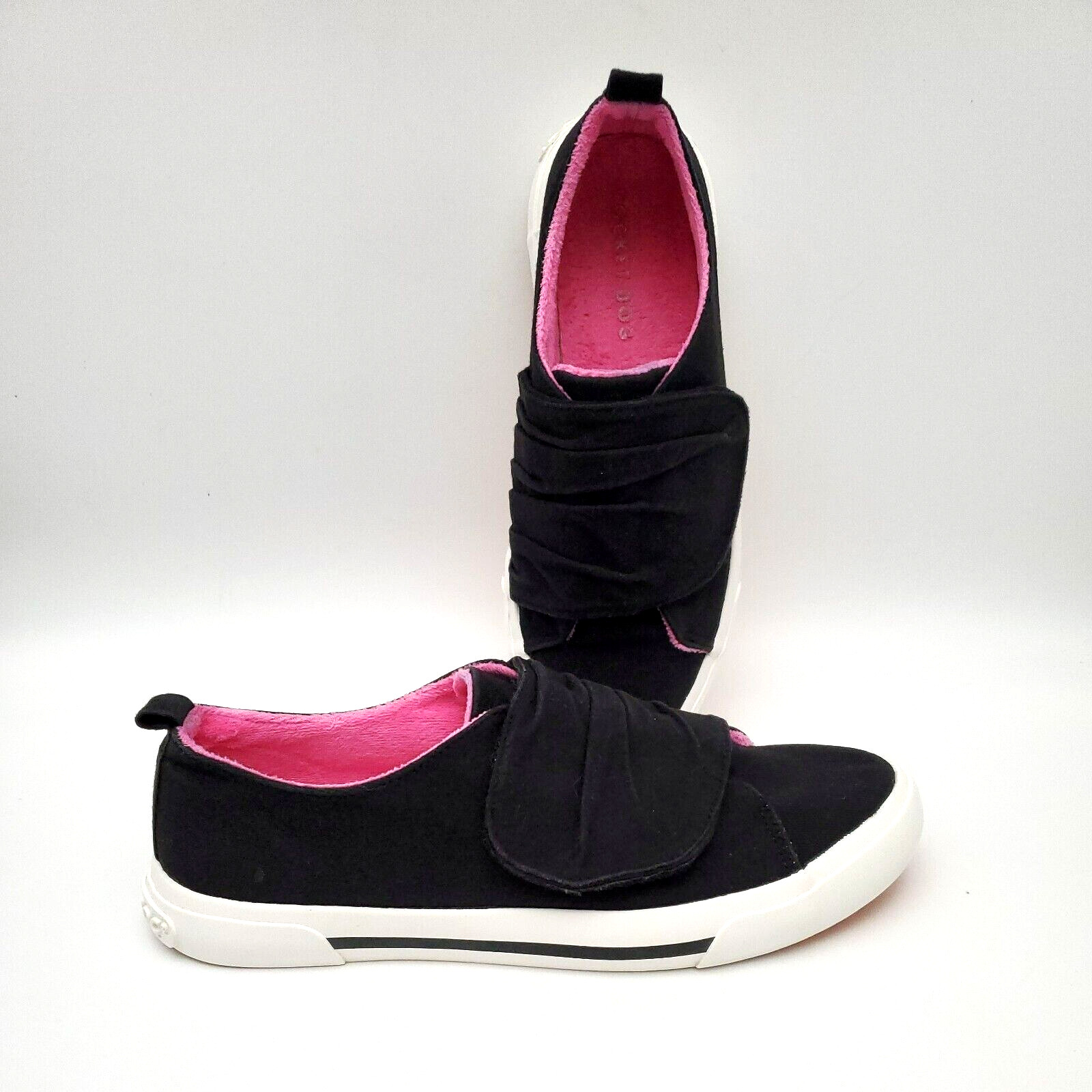 Rocket Dog Jazzle Jersey Cotton Black/Pink Summer Sneakers Women’s Size 8.5