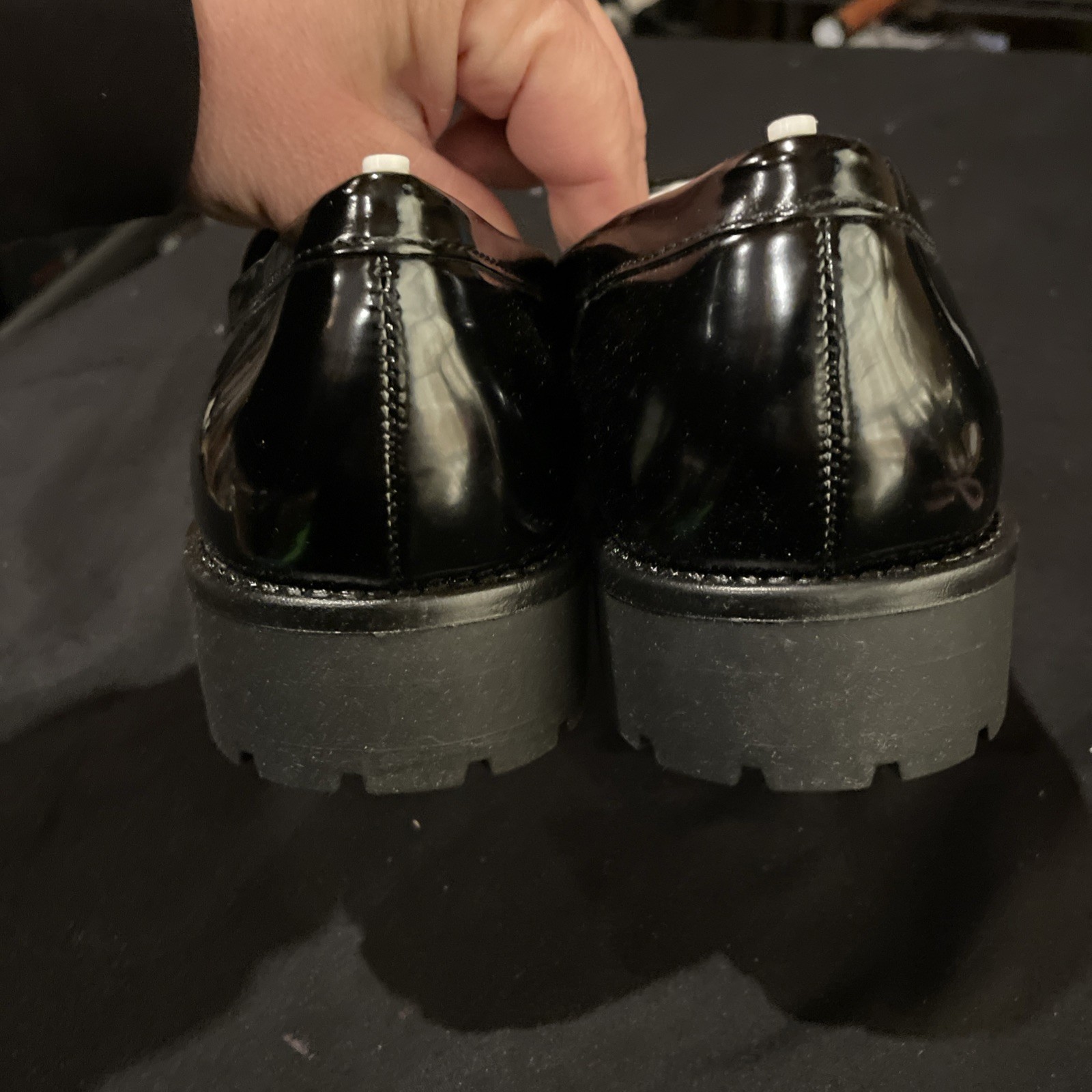 Bandolino Florida Lug Loafer in Black Peacock Brand NEW Women’s Sz 7 M