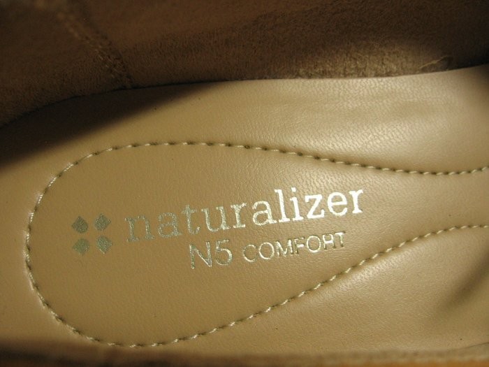 Womens Naturalizer Leal Tan Leather Oxford Lace Up Shoes Sz 10 N5 Comfort