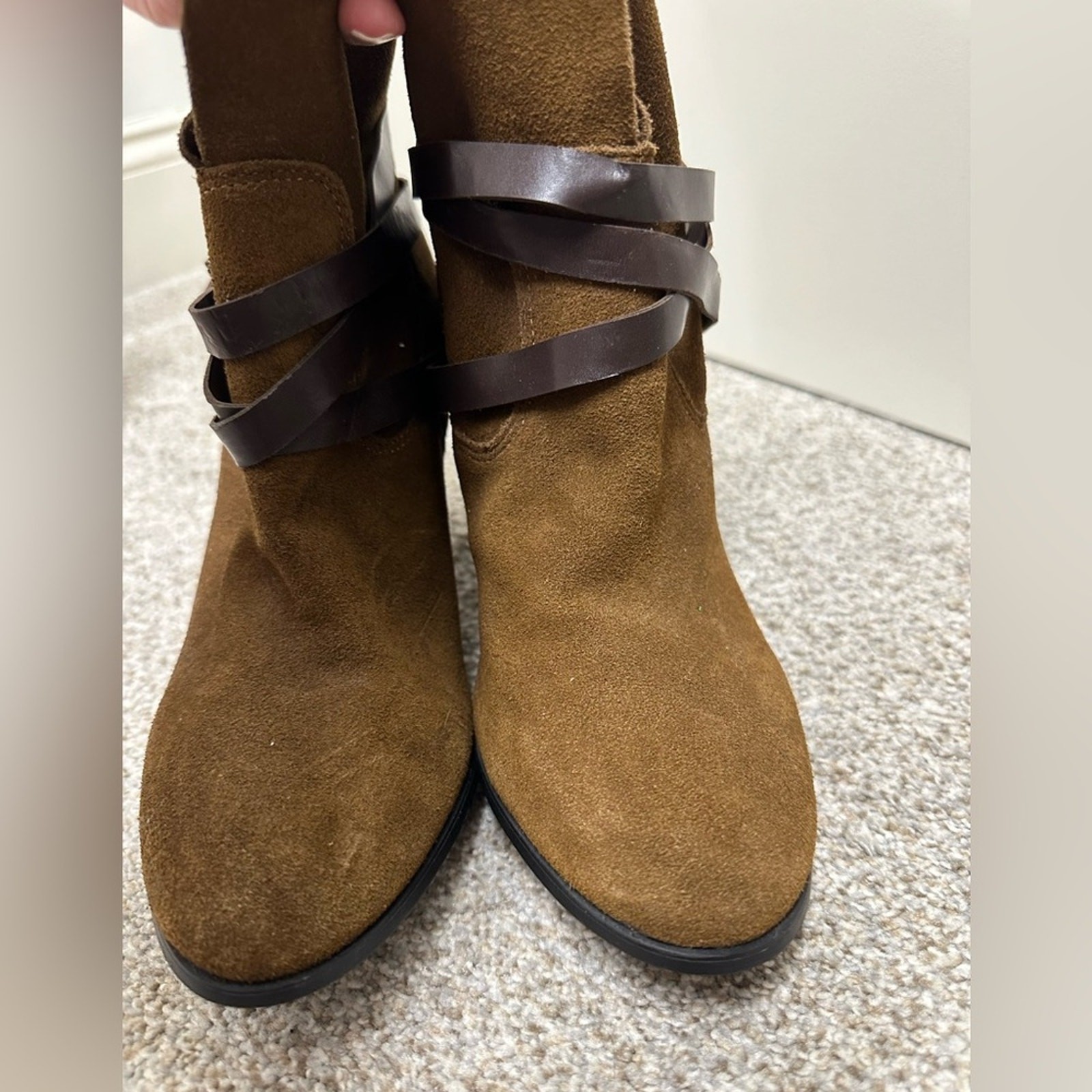 NWOT – Carlos by Carlos Santana – Chestnut Brown Miles Bootie – Sz 8.5