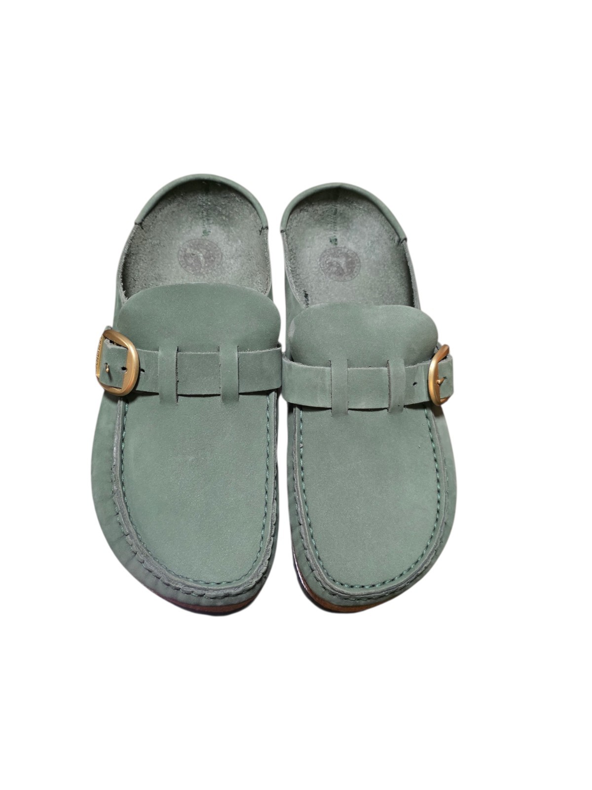 Birkenstock Buckley Thyme Nubuck Leather Narrow Width – 36