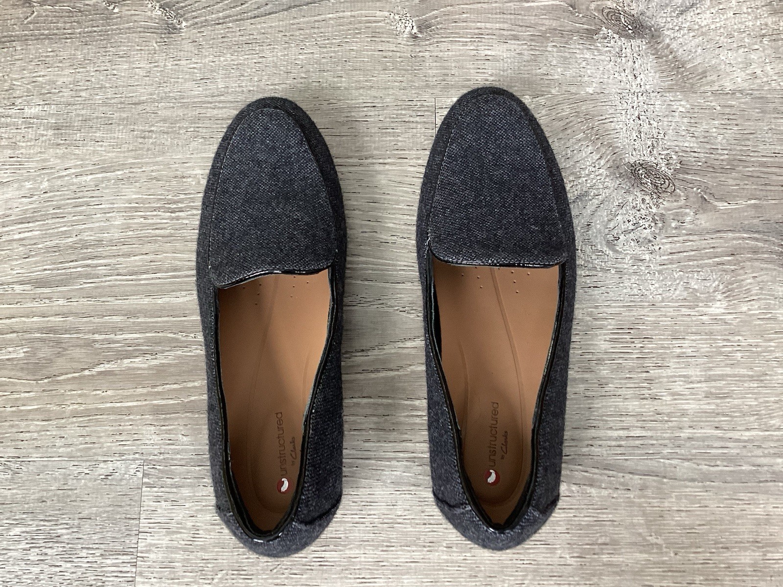 Clarks Unstructured Womens Loafers Size 7 M Un Blush Ease Gray Slip On Comfort