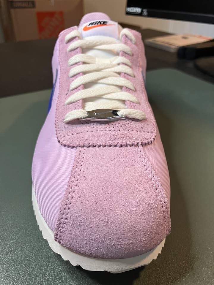 Nike Cortez Textile Women’s Shoes Size 10 – Arctic Pink and Blue