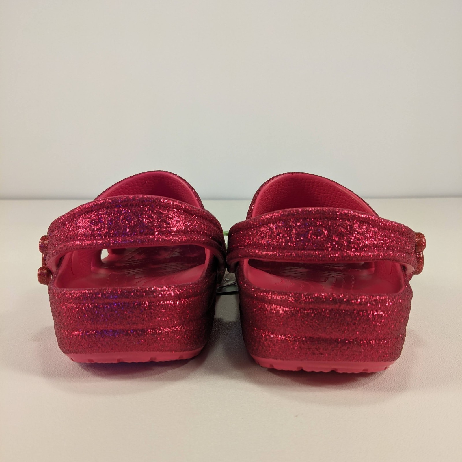 Crocs Disney Parks Pink Glitter Mickey Icon Clogs for Adults M5/W7