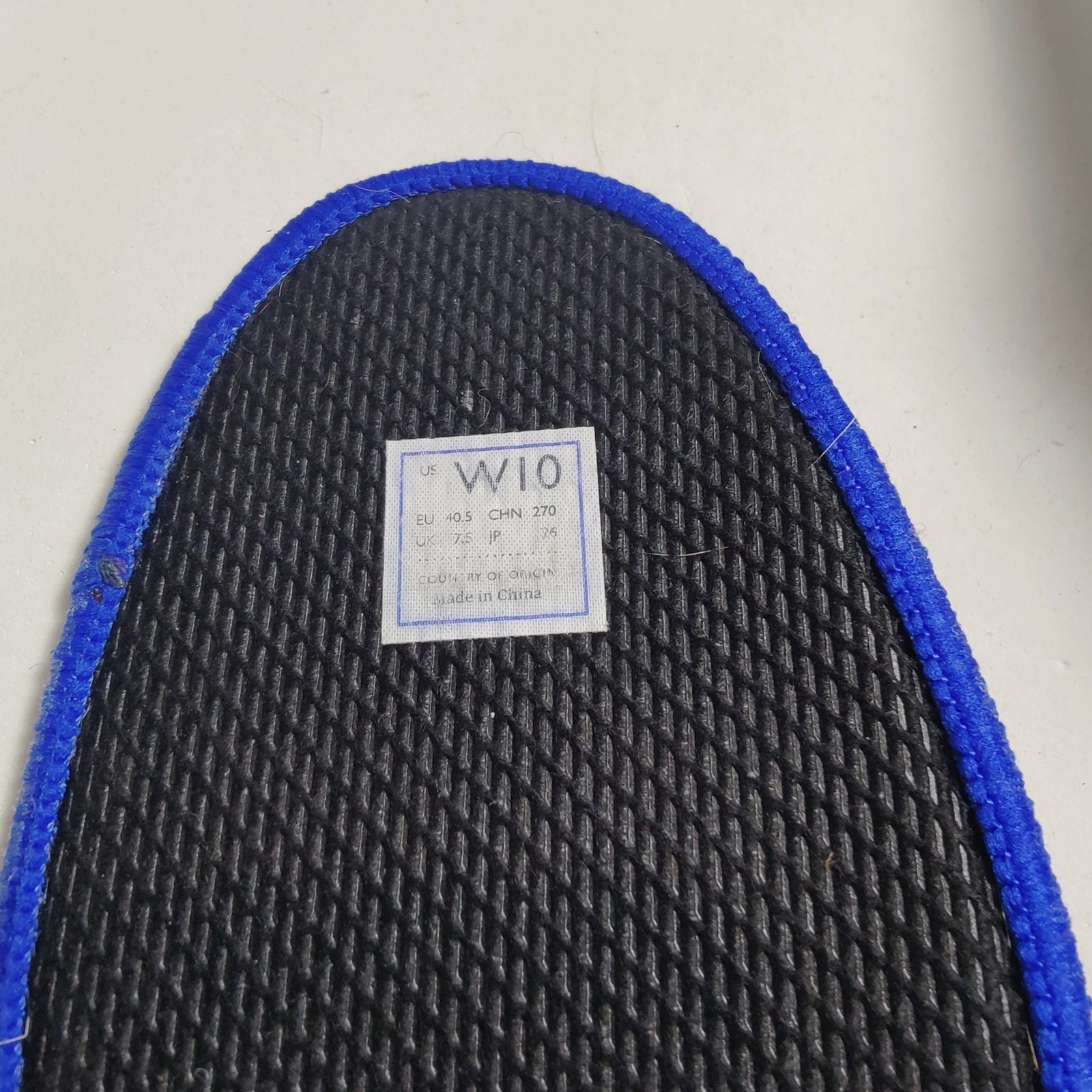 Rothys Women’s Sz 10 Black Blue Original Slip On Sneakers Washable Recycled