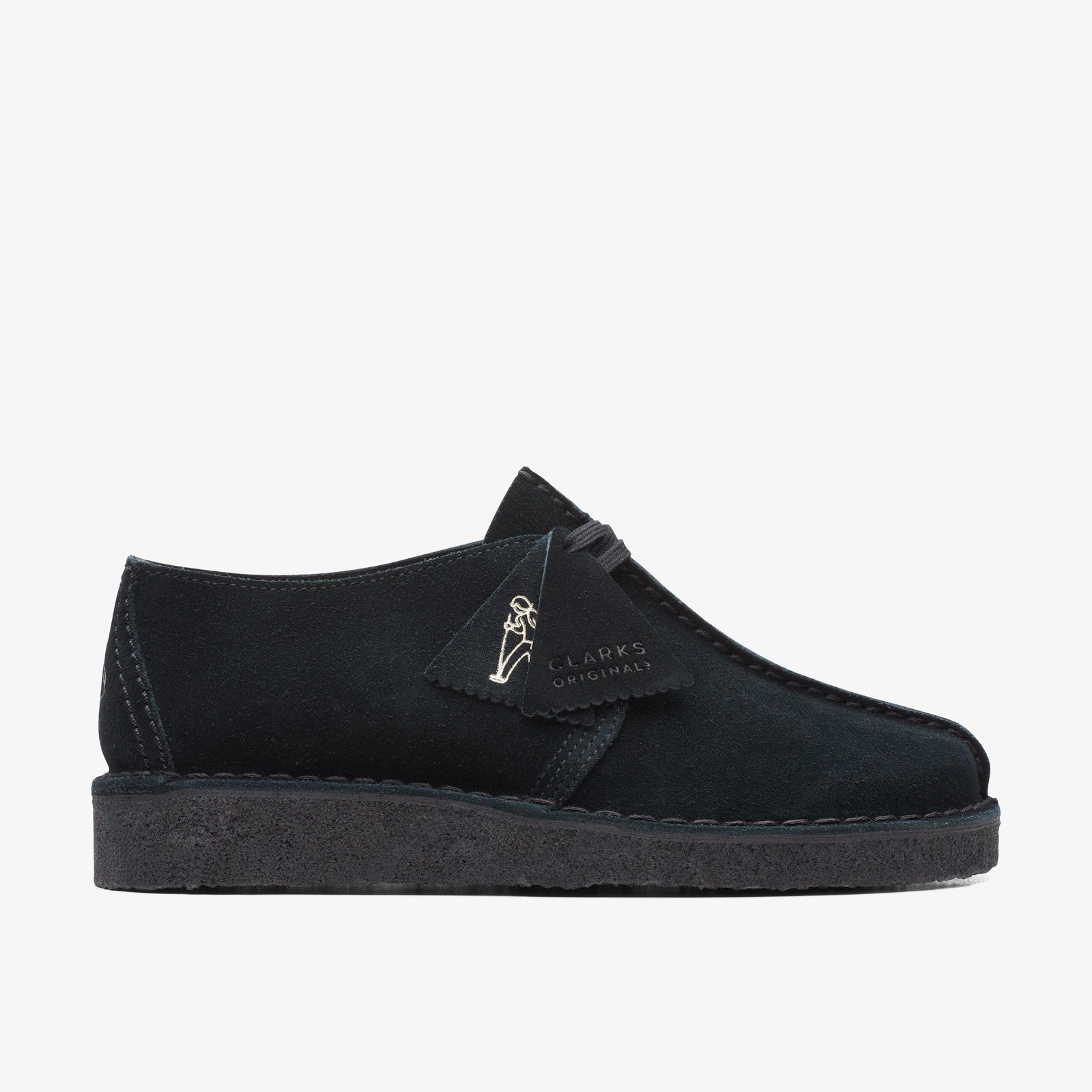 Clarks Originals Womens Desert Trek . Black Sde 26165566