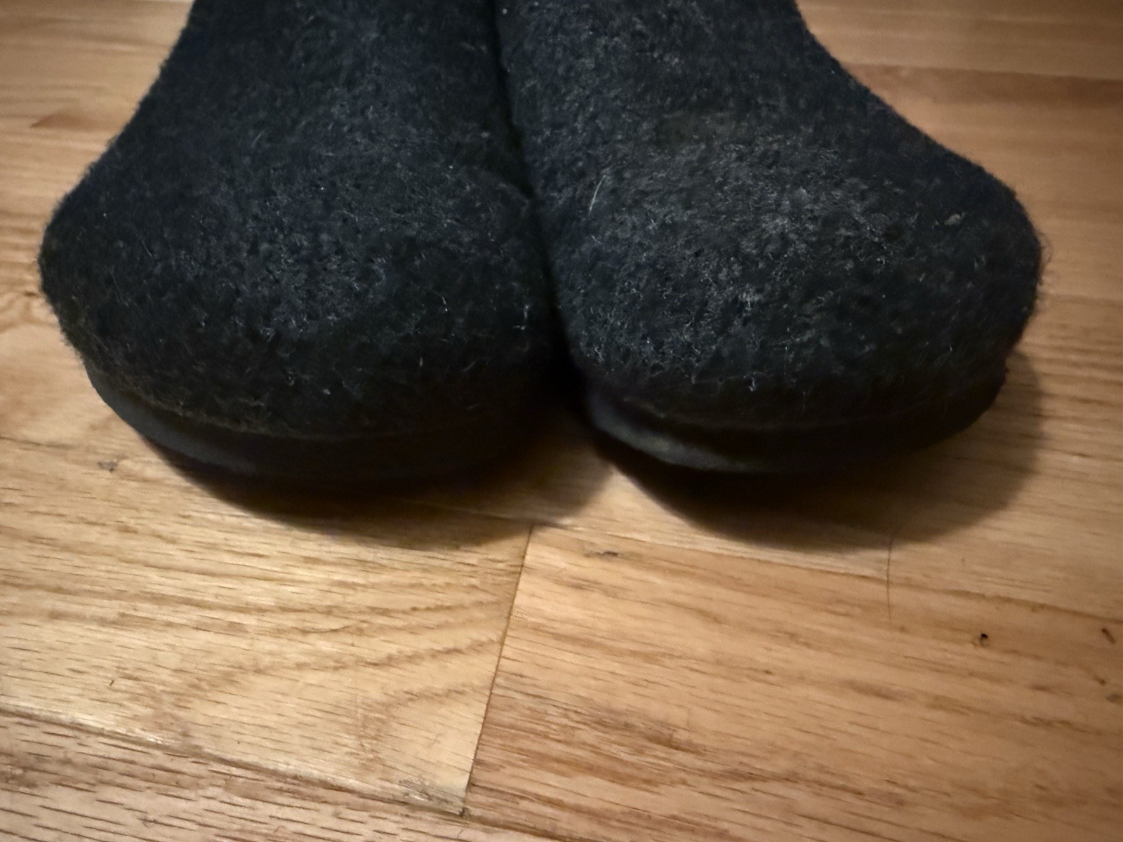 VEGAN Birkenstock Amsterdam Womens Size 38 Dark Gray Felt Clog Mule Comfort