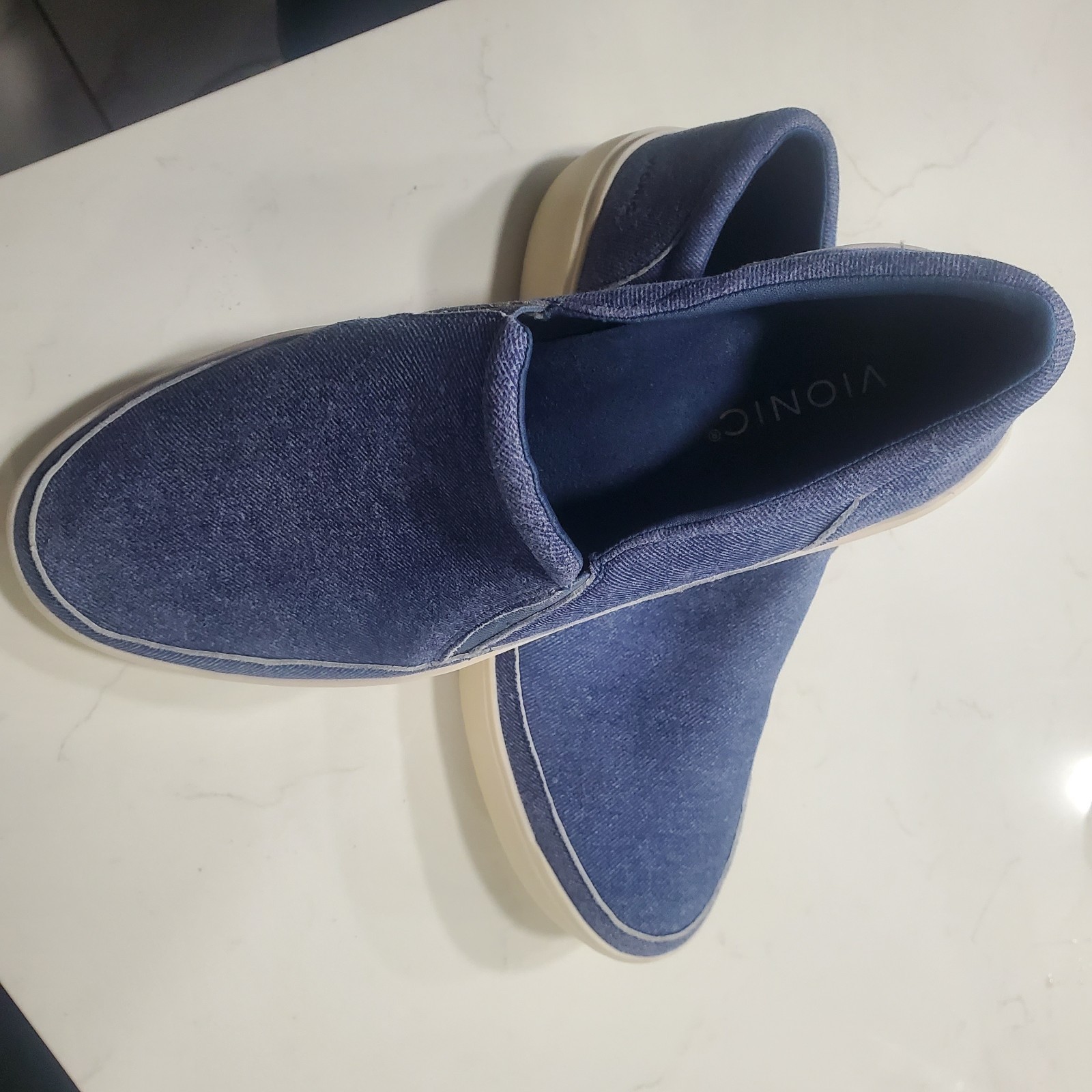Vionic Kearny slip-on sneaker features a premium upper and durable synthetic New