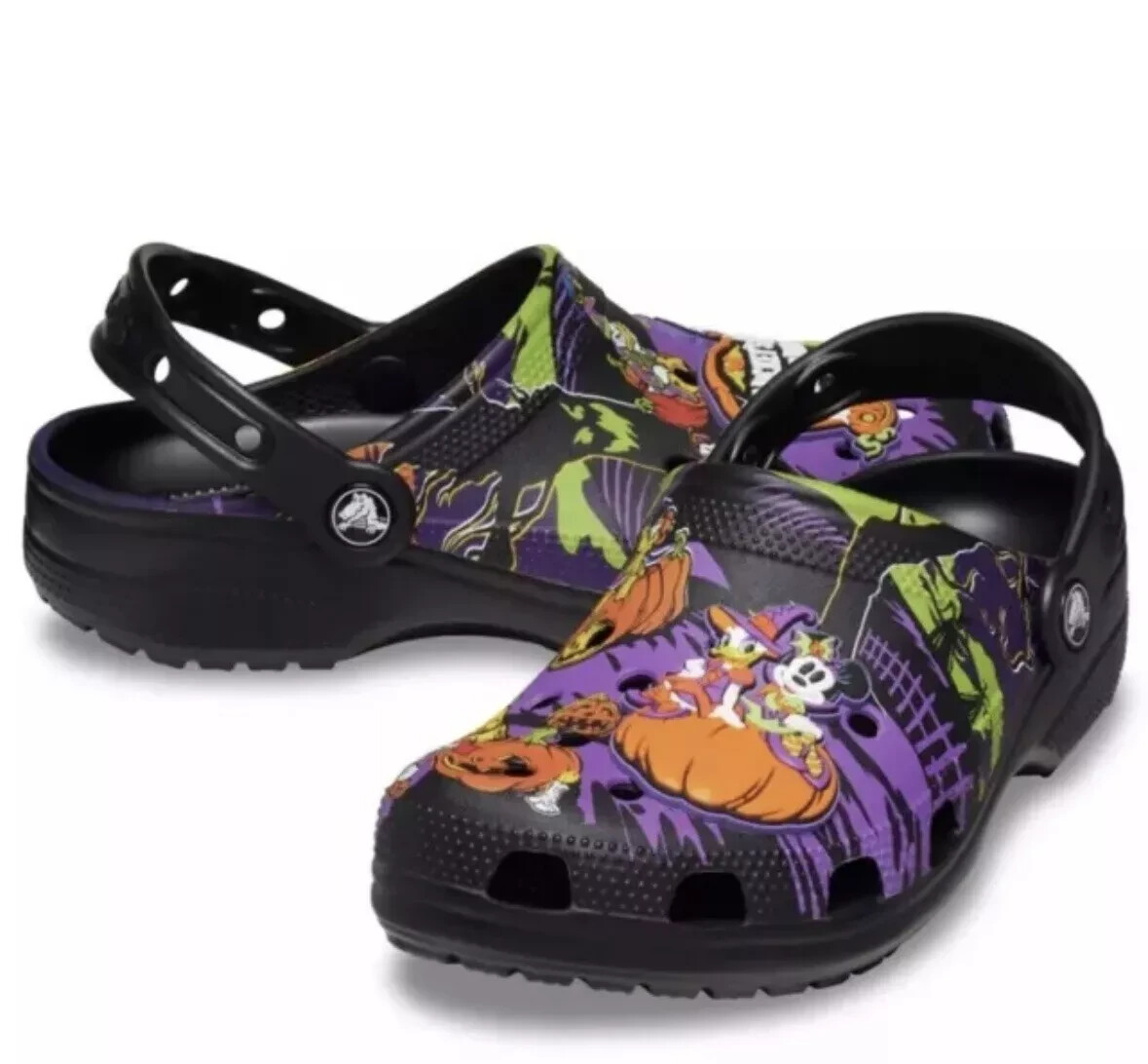 Disney Parks Mickey Mouse Halloween Crocs 2024 Size 7 Women’s NEW WDW