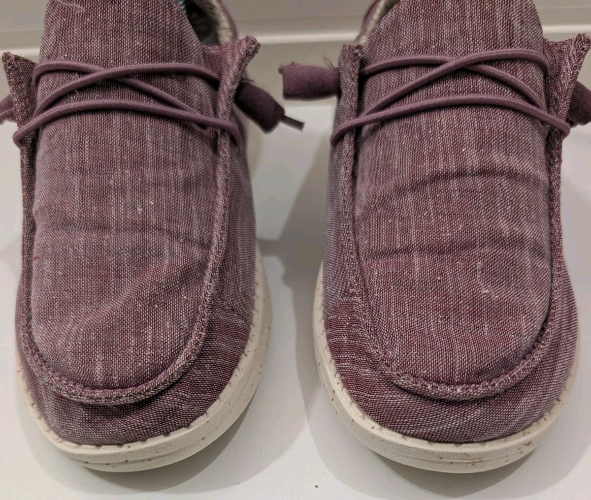Hey Dude Wendy Sparkling Rose Women’s Size 6 / EU 37 Slip-On