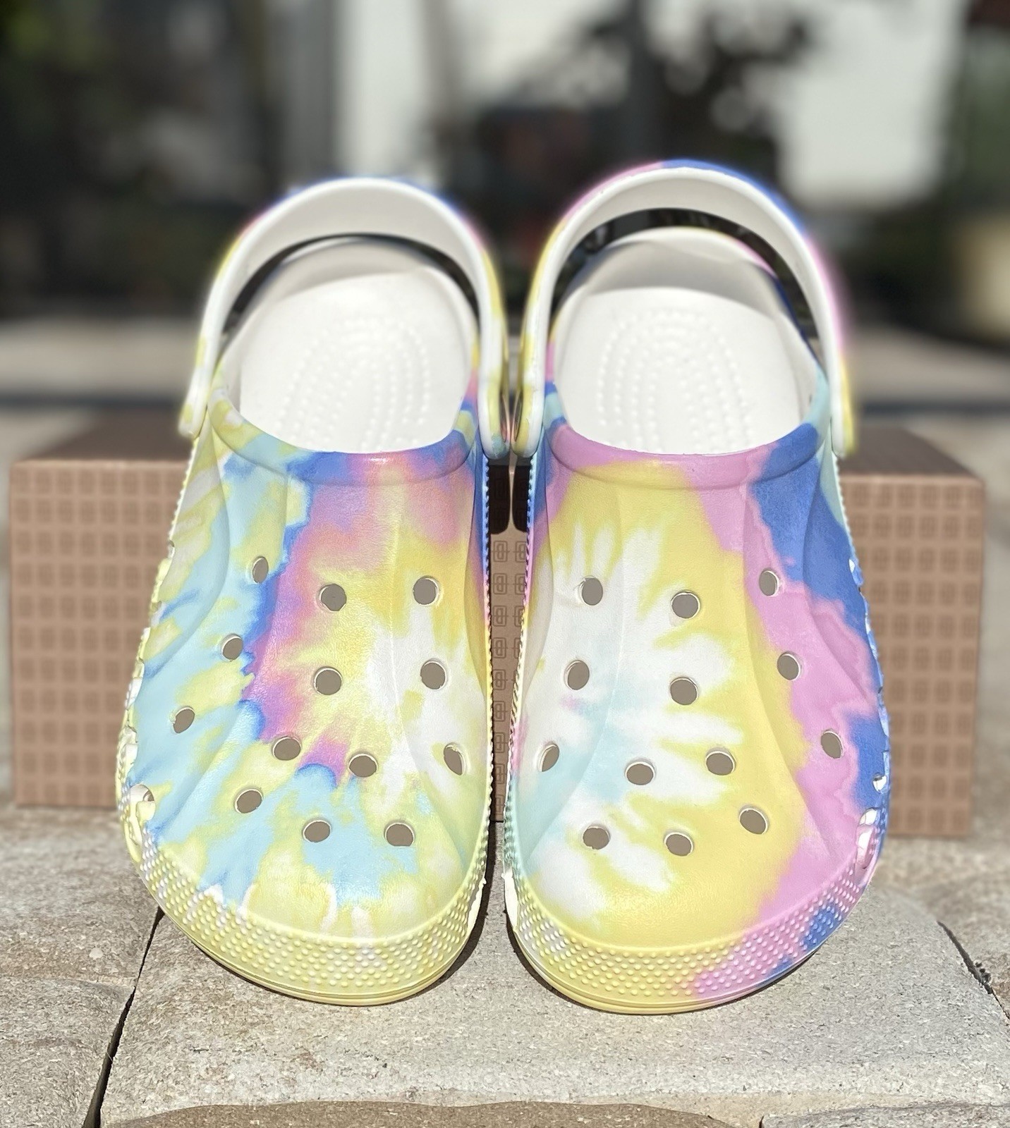 Crocs Baya Tie Dye Clogs Women’s/Men’s Sizes-Rare Pastel Color Way