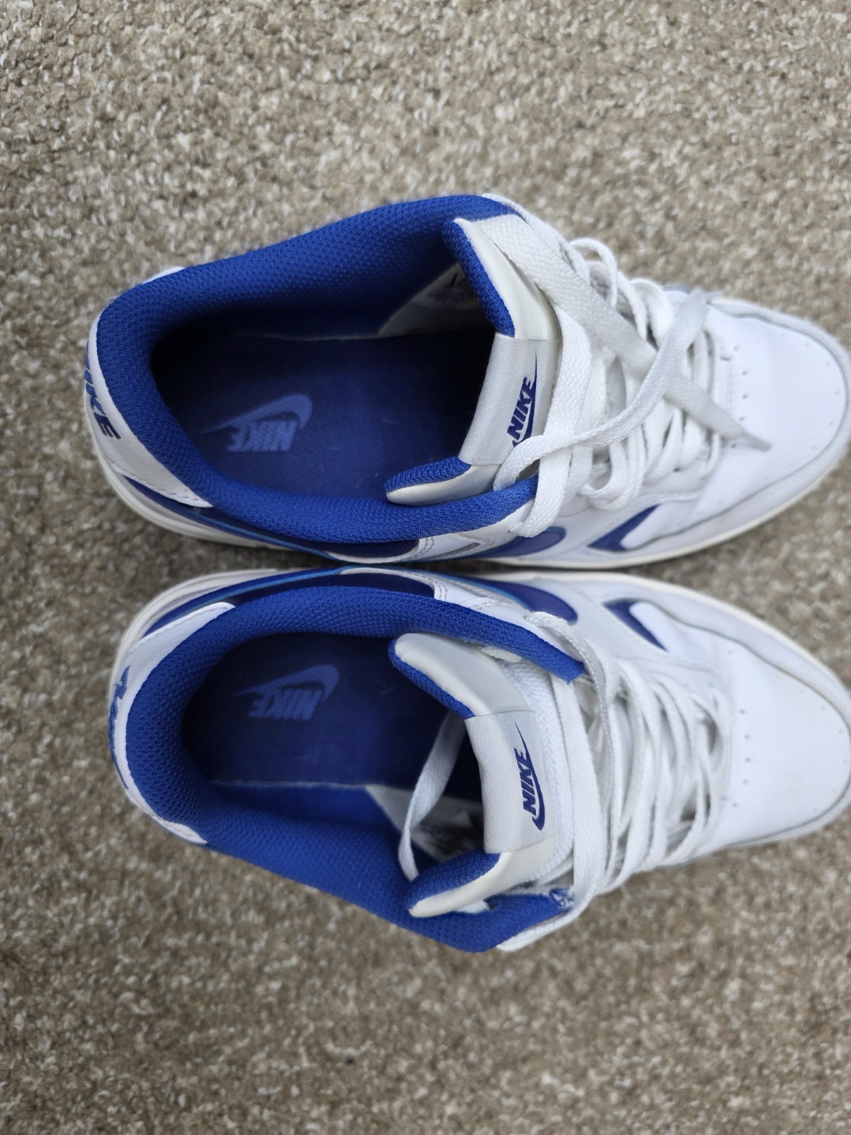 Nike Gamma Force DX9176-101 Sneakers Women’s Size 10 White Royal Platform Shoes