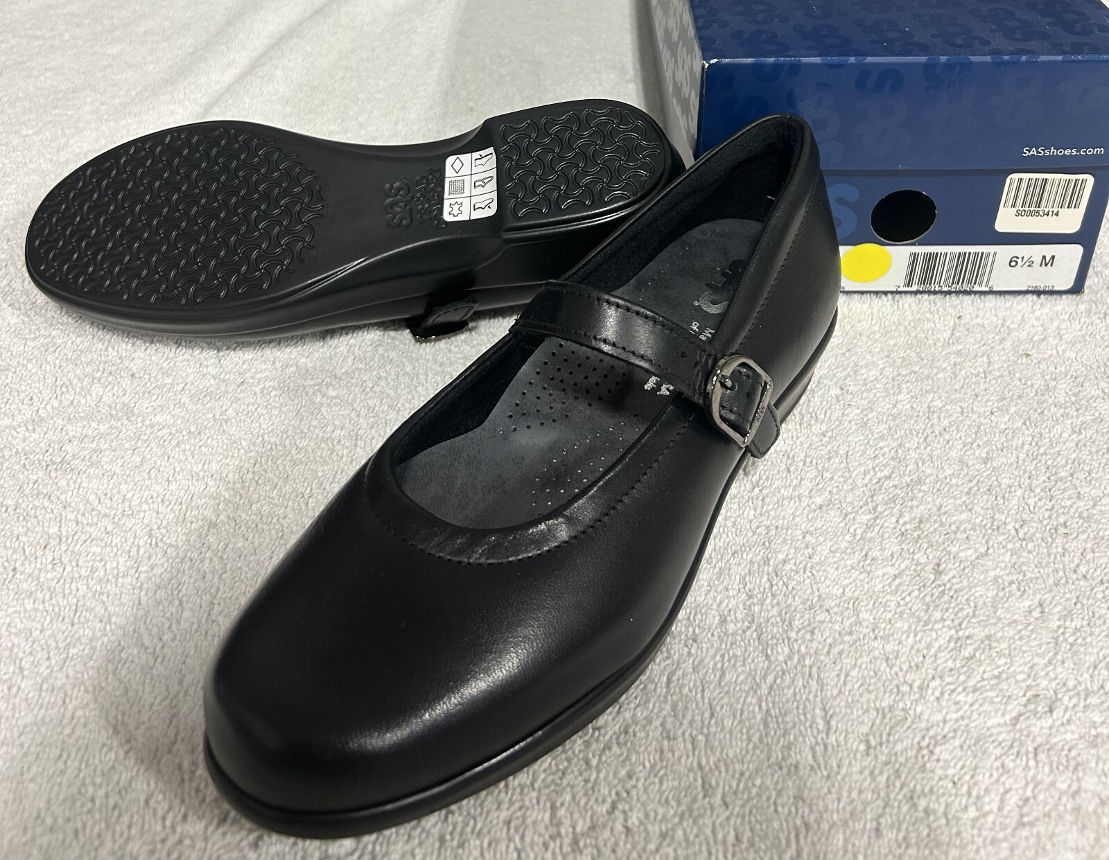 SAS Maria Black 6.5 Medium Women’s Shoes Brand New In Box Save Big