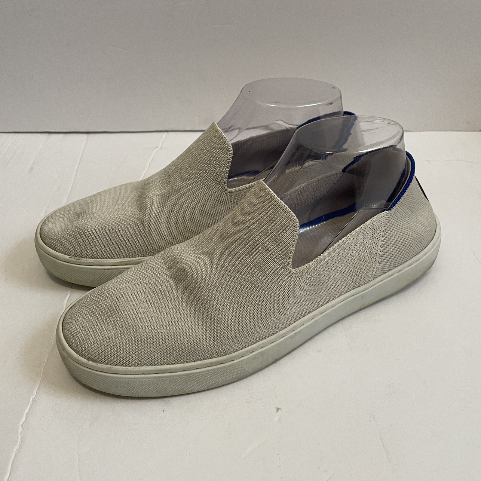 Rothy’s The Original Slip On Sneaker Shoes Women’s Size 9 Comfort Cream White