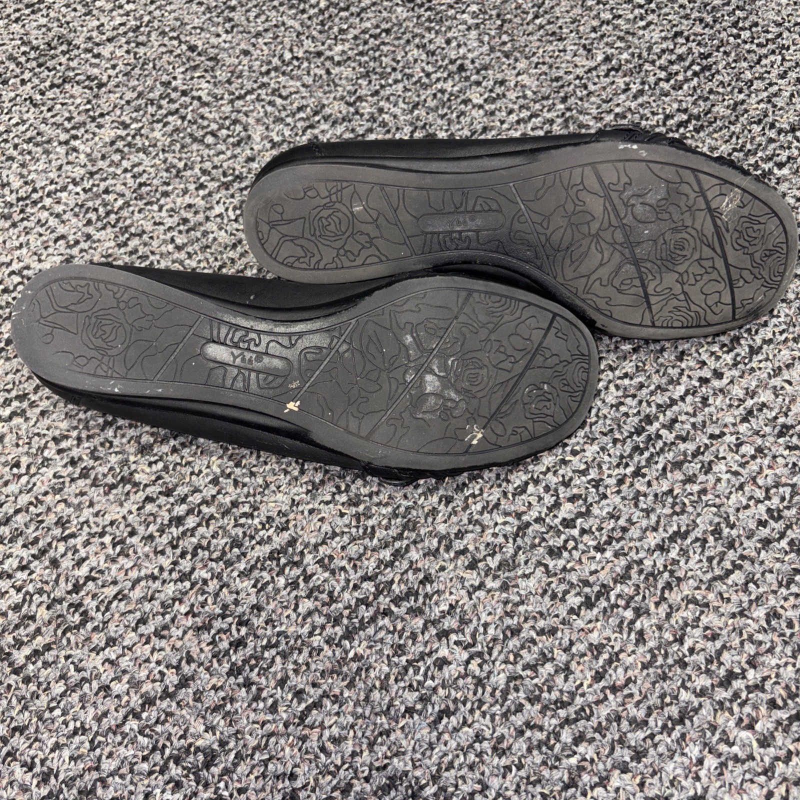 Yuu Mary Jane Shoes Black Slip Ons Gander Man Made Material Womens Size 9 M
