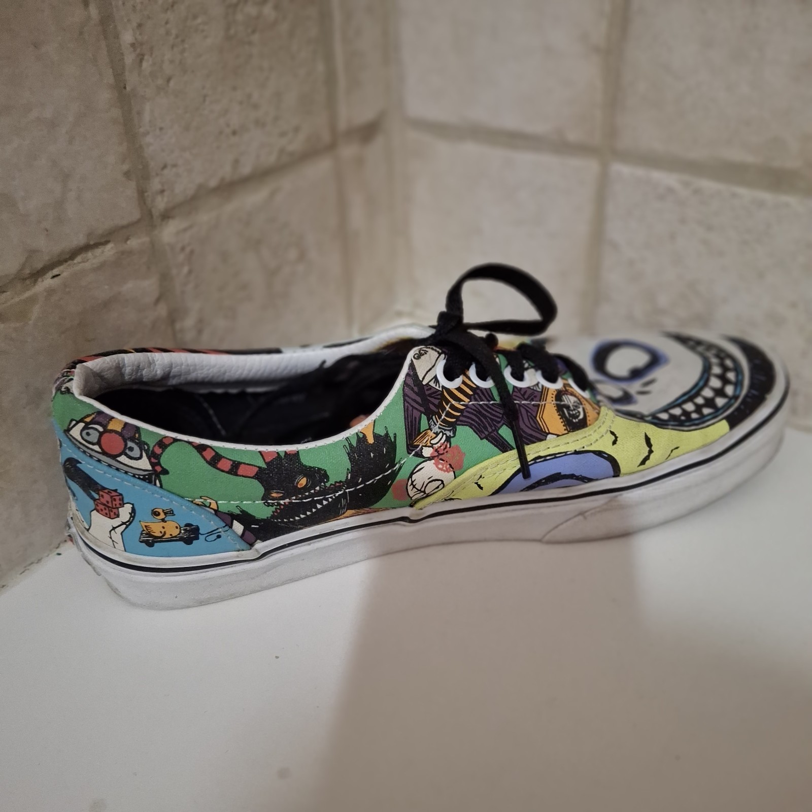VANS Disney Nightmare Before Christmas Halloweentown Sneaker Shoes Womens 8.5