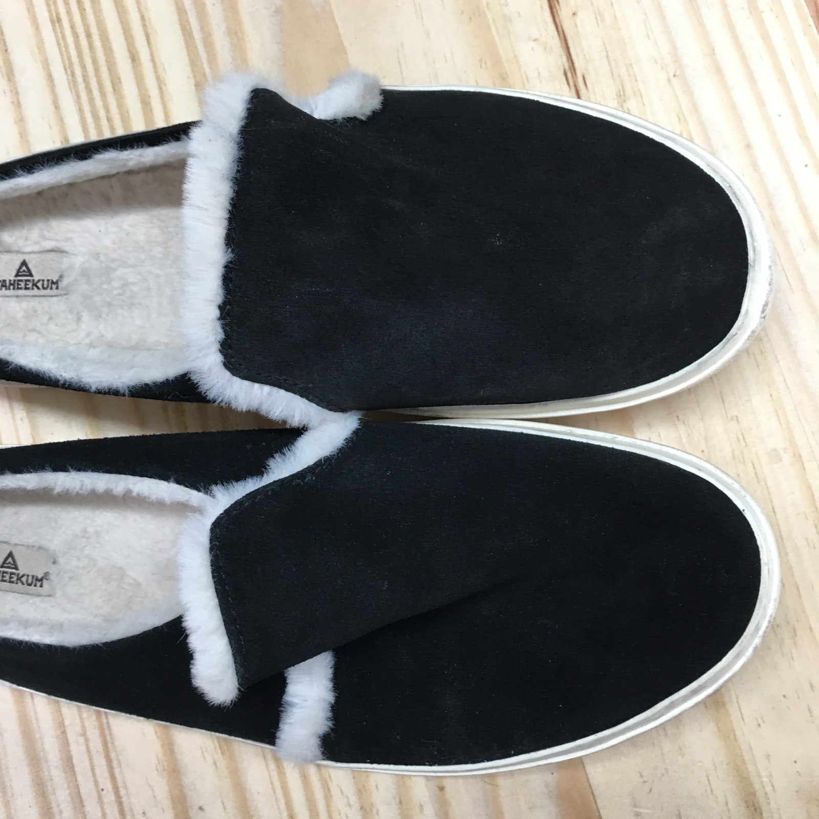 Staheekum Shoes Womens 9 Cozy Camp Mule Sneakers Black Slip On Comfort Flats