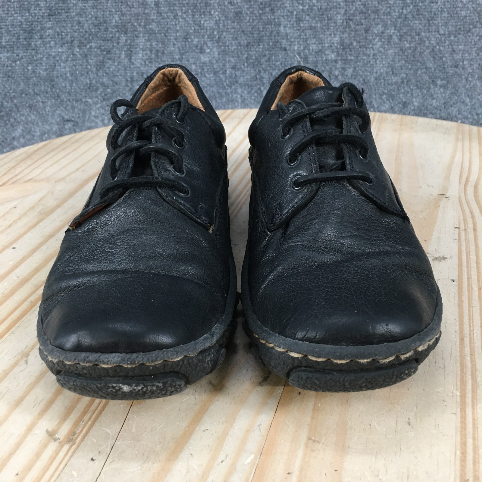 Born Shoes Womens 6.5 M Black Oxford Leather Comfort Casual W3209 Lace Up