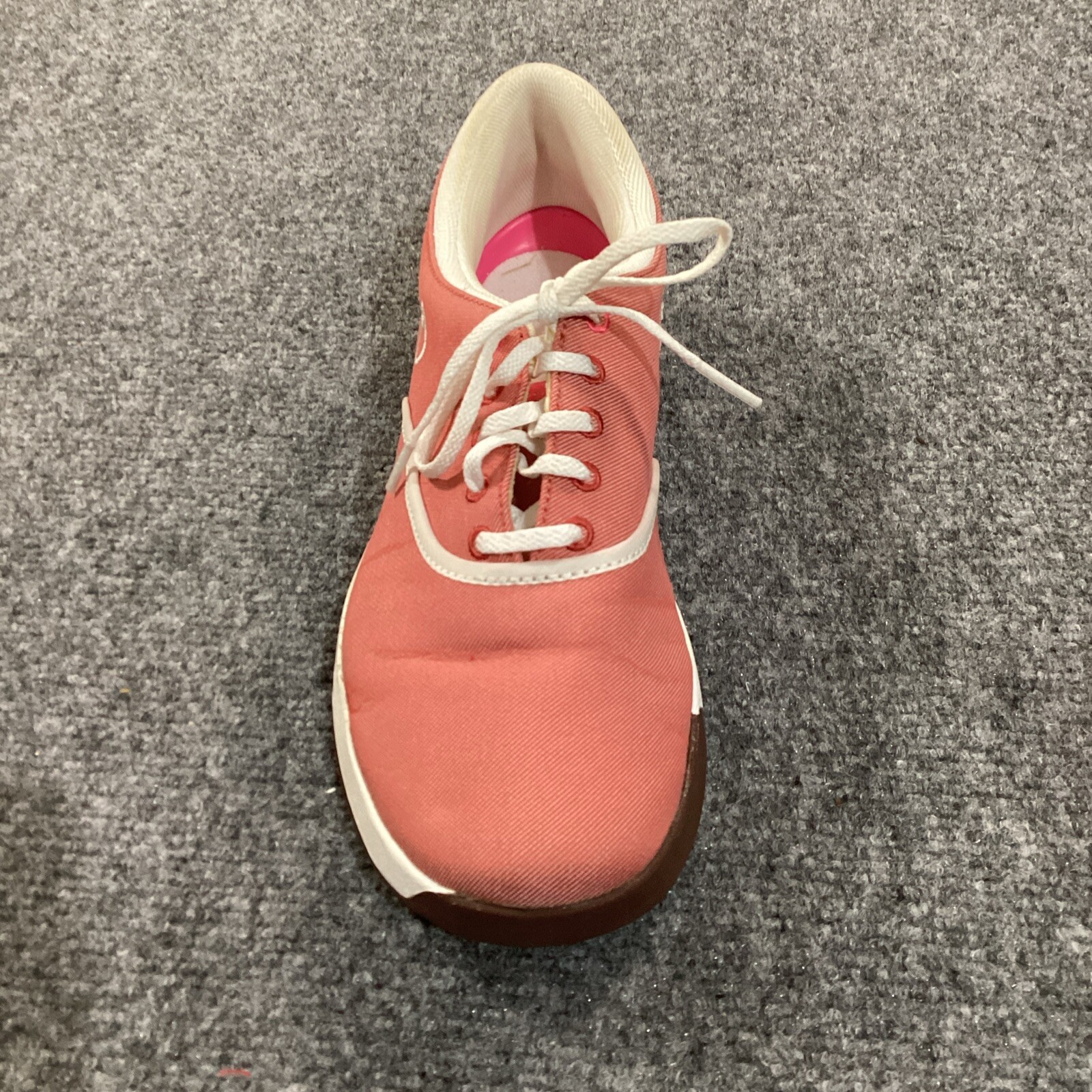 Nike Golf Shoes Womens 8 Pink Lunarlon Duet Spikeless Redwood 549593-800 Lace